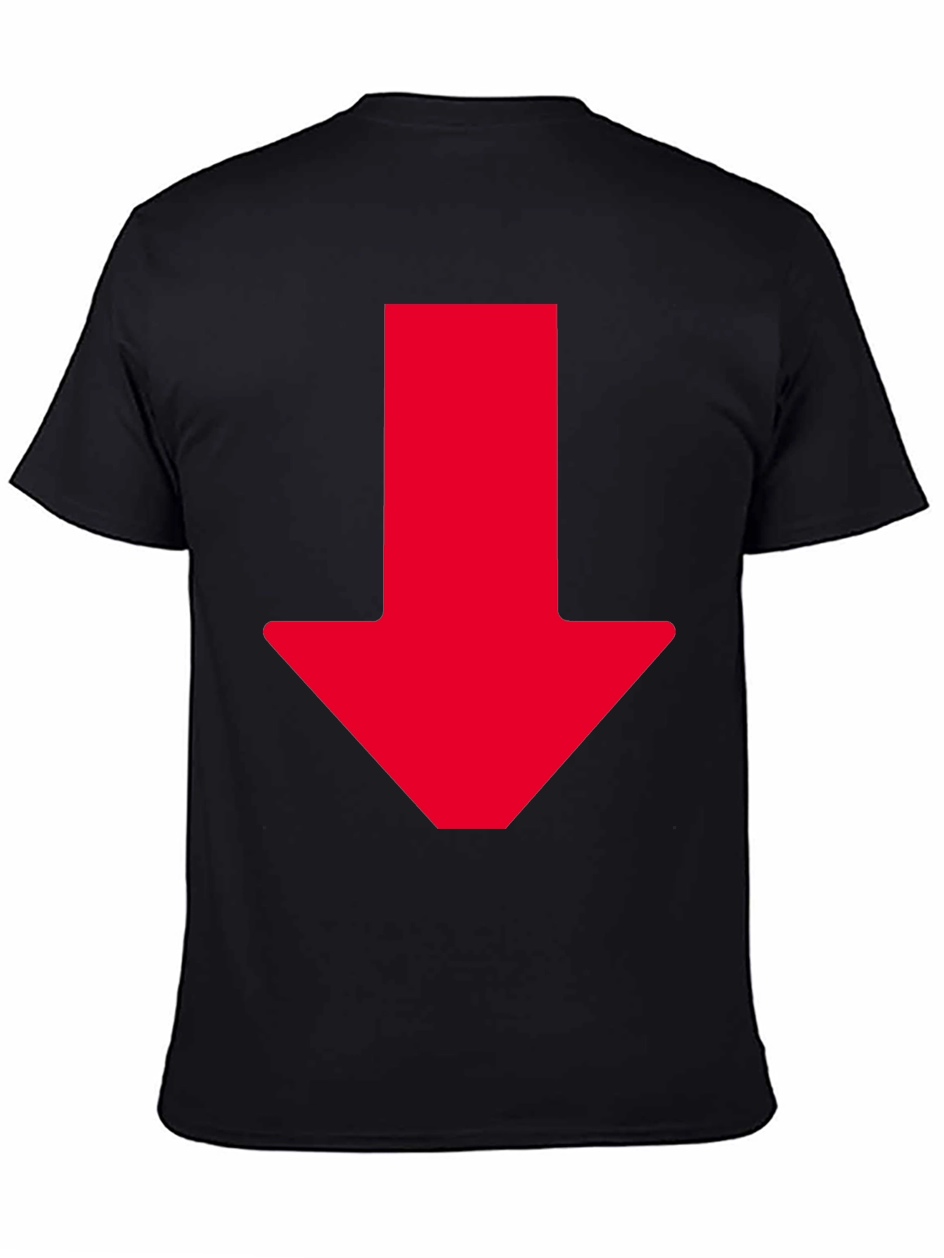 Red Arrow Graphic Tee - Down Direction Shirt