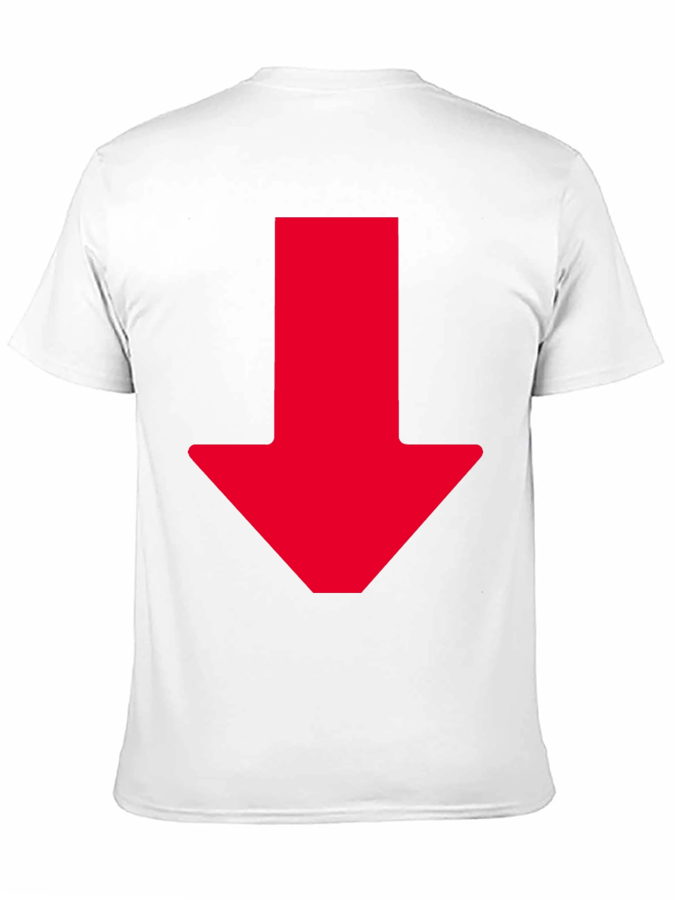 Red Arrow Graphic Tee - Down Direction Shirt