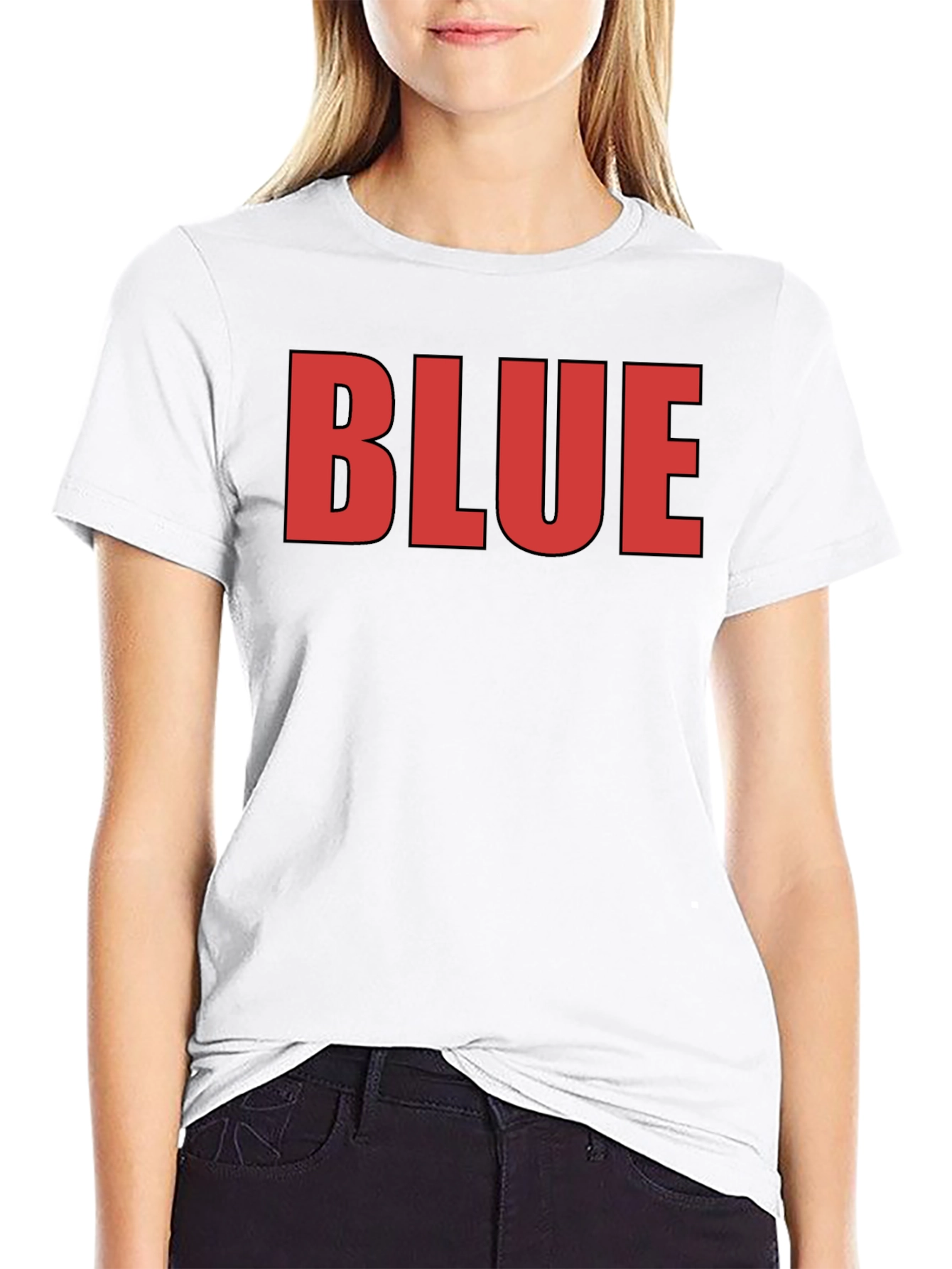 Bold Graphic Tee - BLUE Statement Shirt