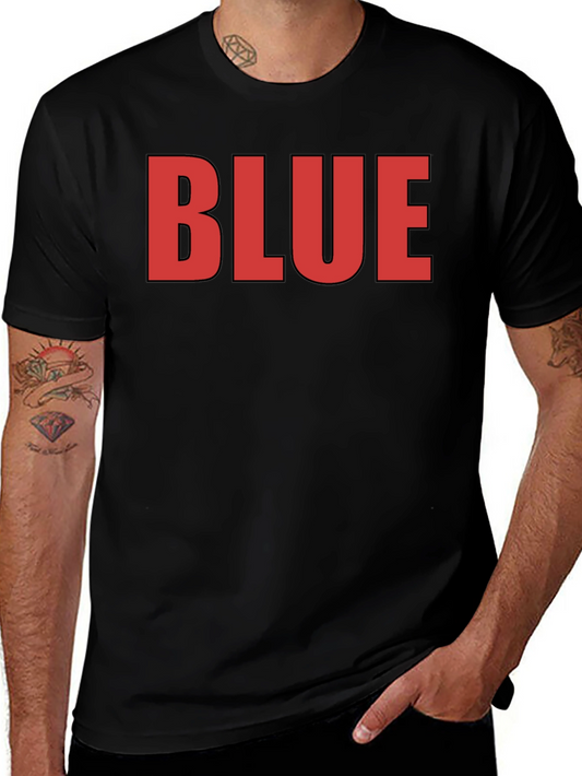 Bold Graphic Tee - BLUE Statement Shirt
