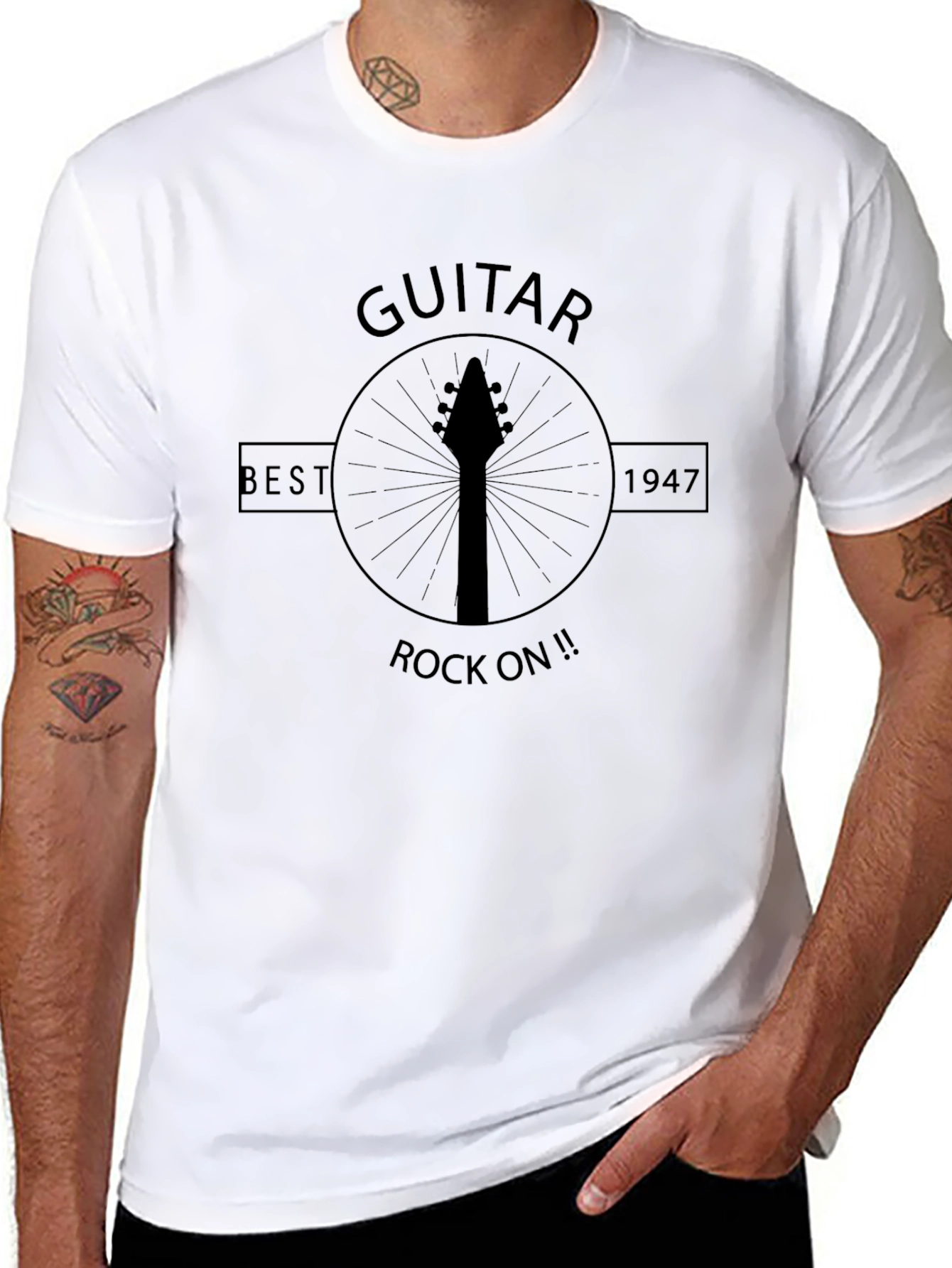 Guitar Rock On T-Shirt - Best Guitar Since 1947