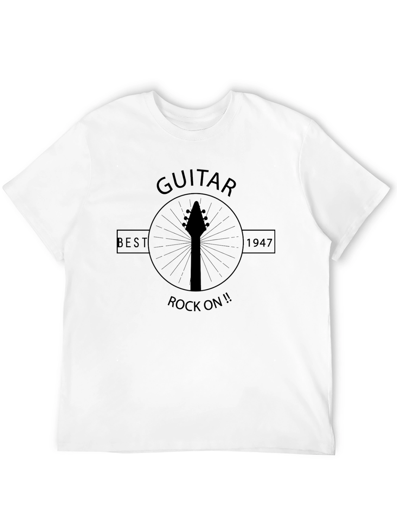 Guitar Rock On T-Shirt - Best Guitar Since 1947