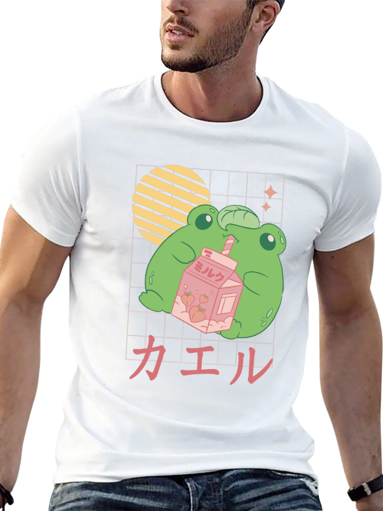 Froggy Milk T-Shirt - Vaporwave Aesthetic Tee