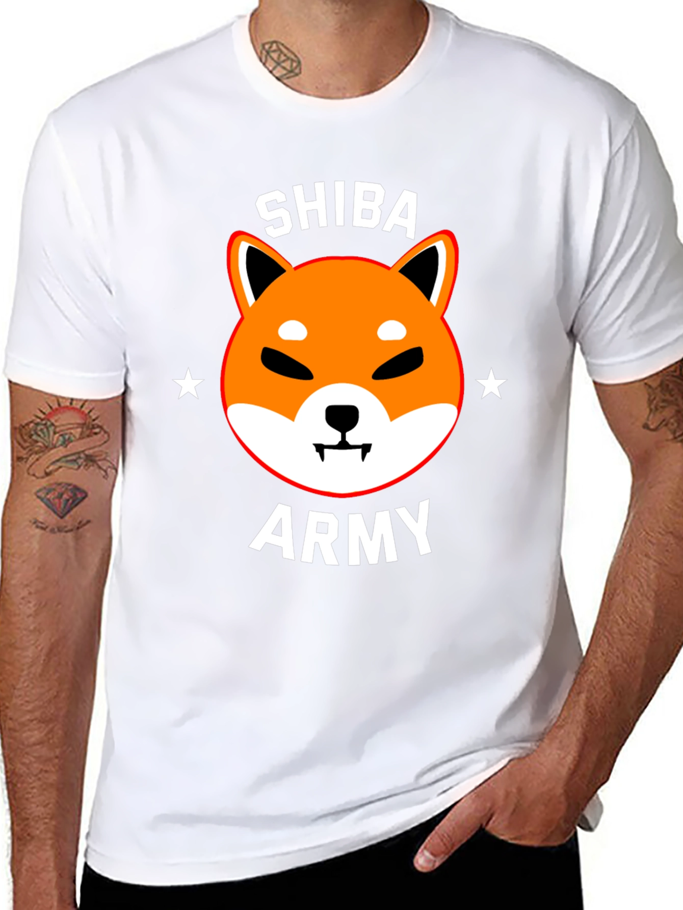 Shiba Army T-Shirt - Crypto Doge Meme Tee