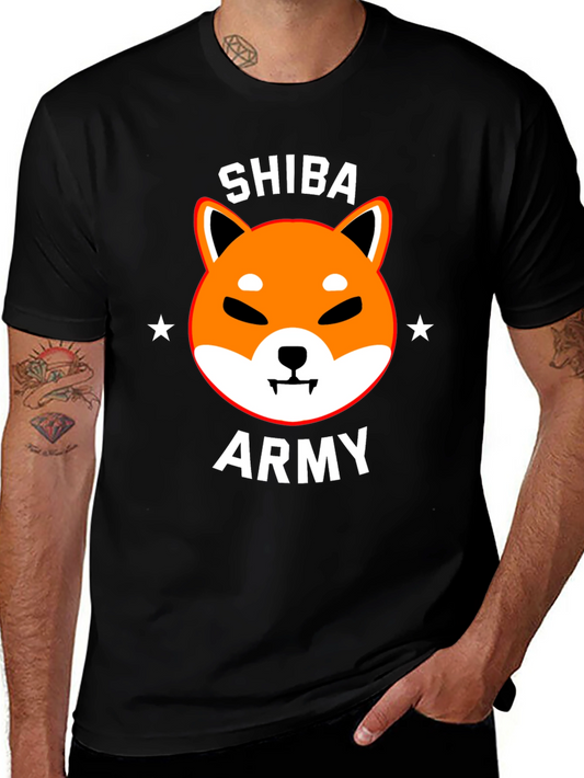 Shiba Army T-Shirt - Crypto Doge Meme Tee
