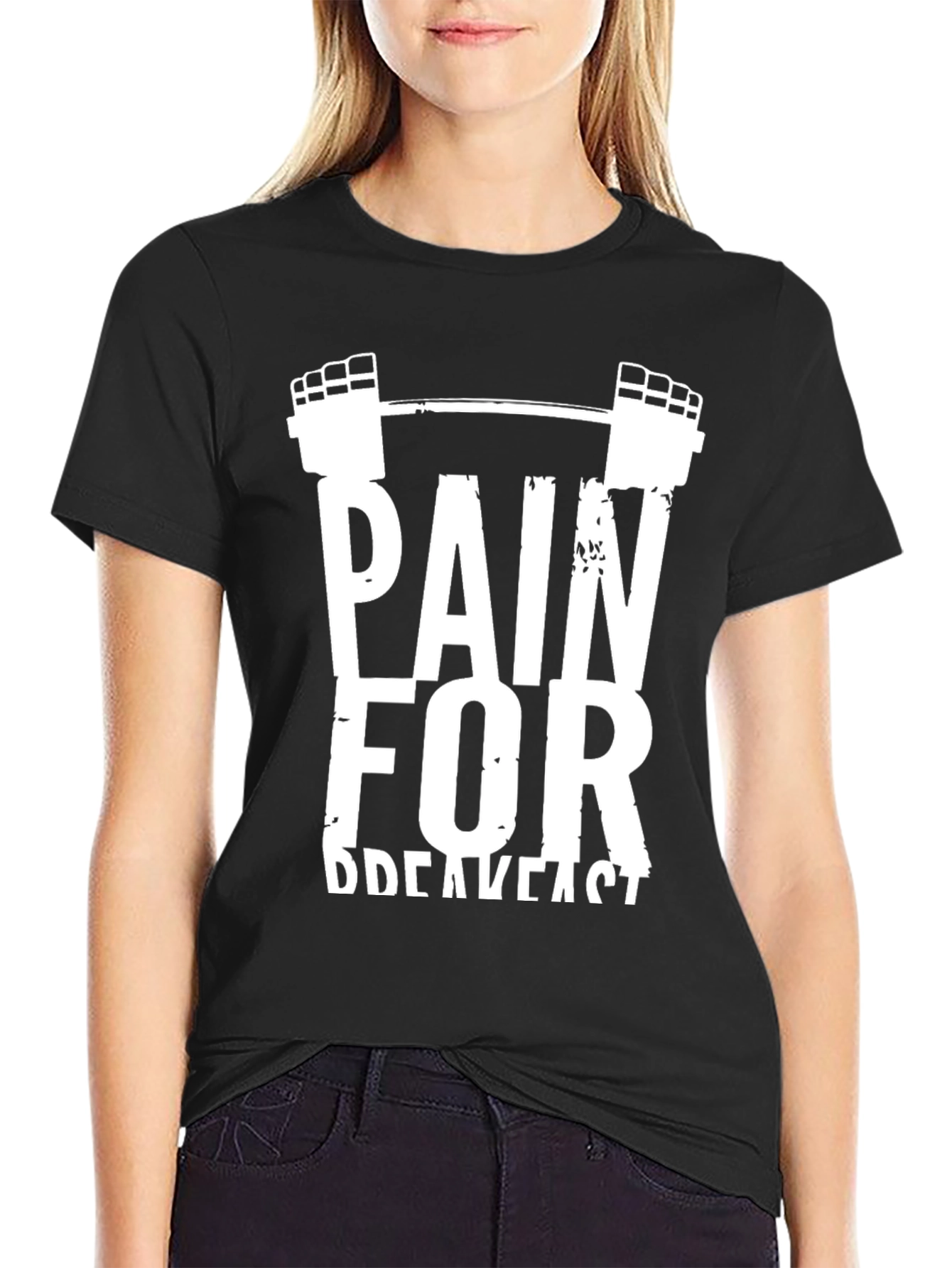 Pain For Breakfast Gym Workout T-Shirt