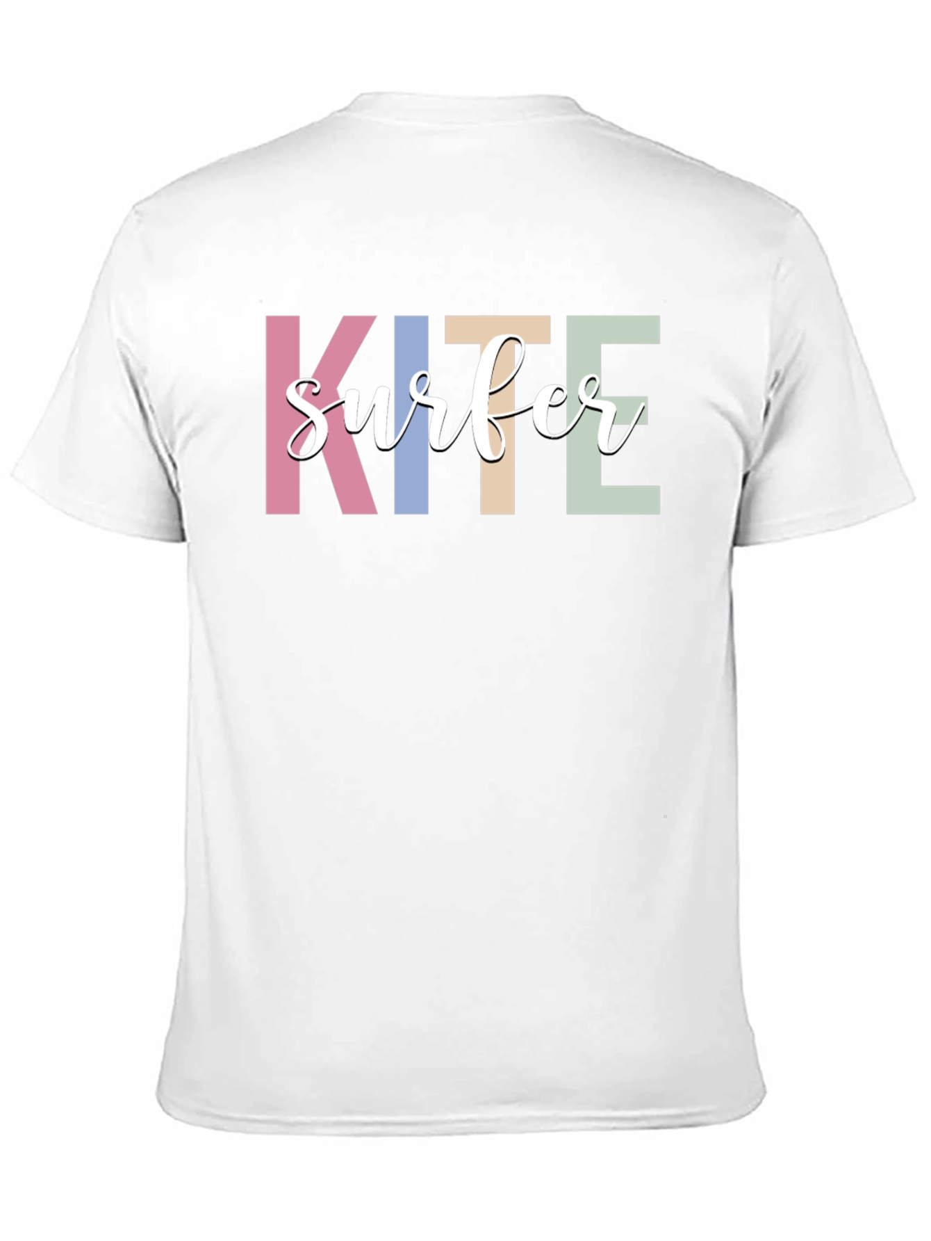 Kite Surfer Graphic T-Shirt - Trendy Casual Tee