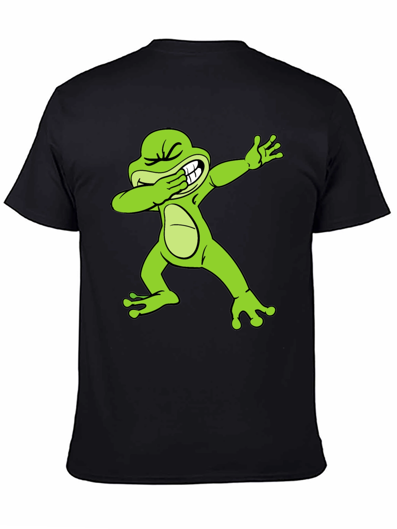 Dabbing Frog Graphic Tee - Trendy Novelty T-Shirt