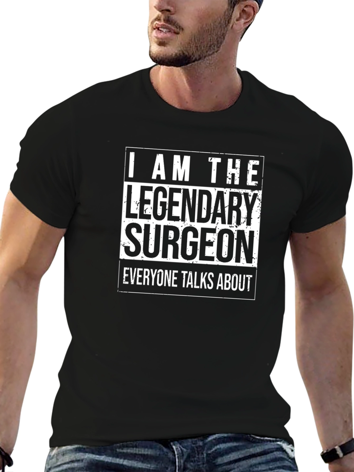Legendary Surgeon Graphic Tee - Black