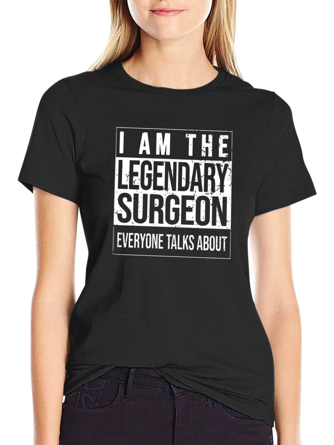 Legendary Surgeon Graphic Tee - Black