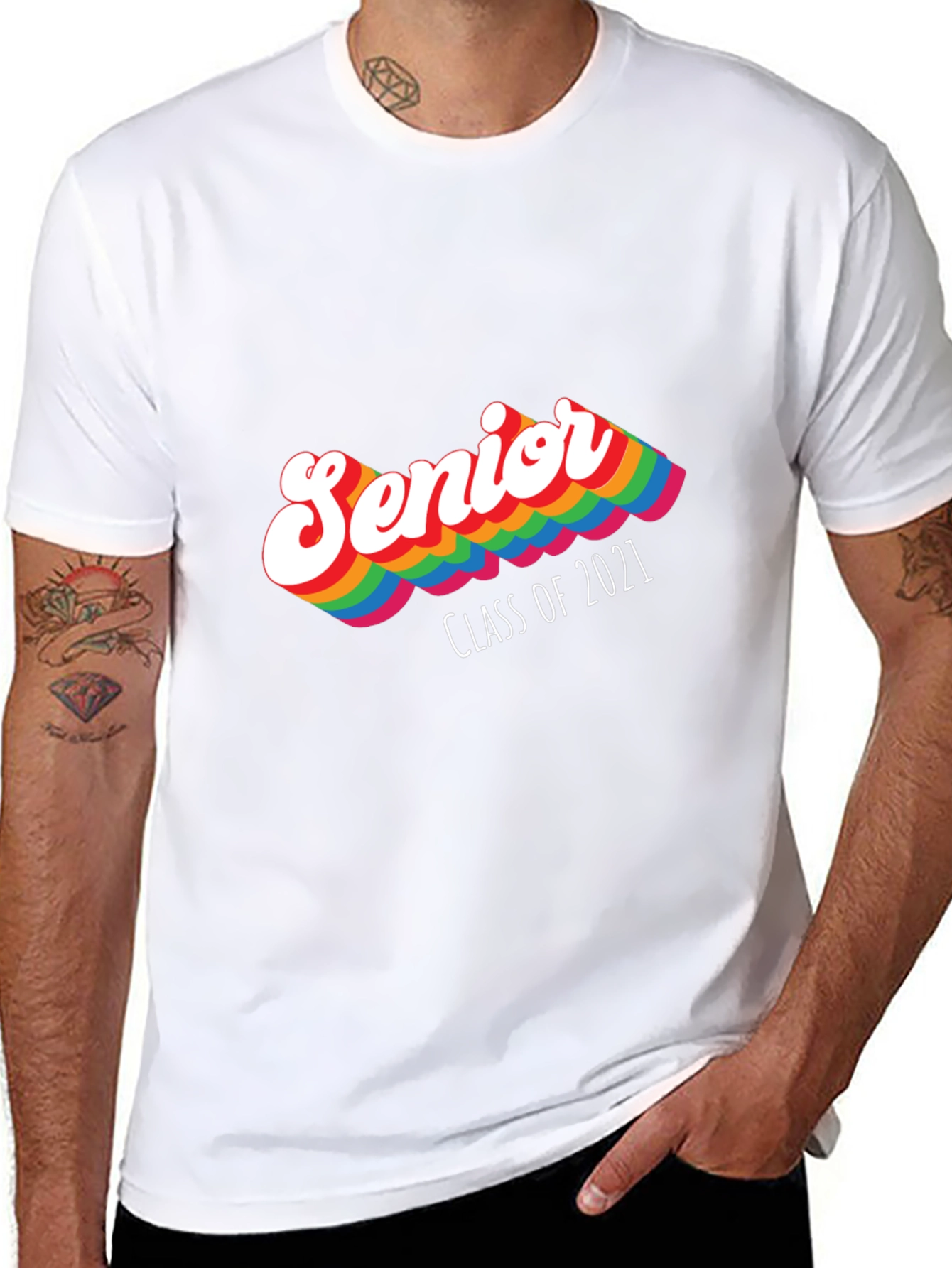 Senior Class of 2021 Rainbow T-Shirt