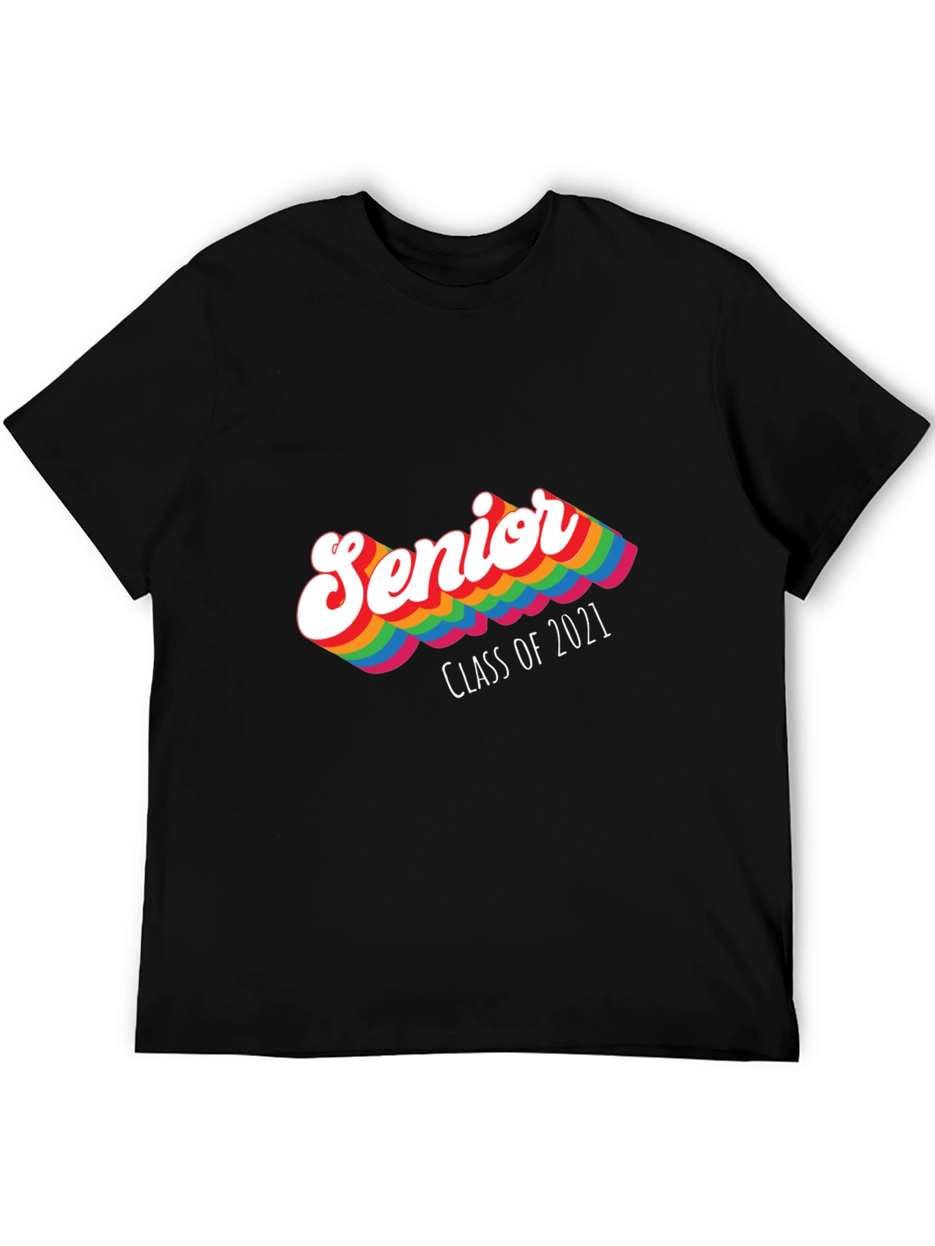 Senior Class of 2021 Rainbow T-Shirt