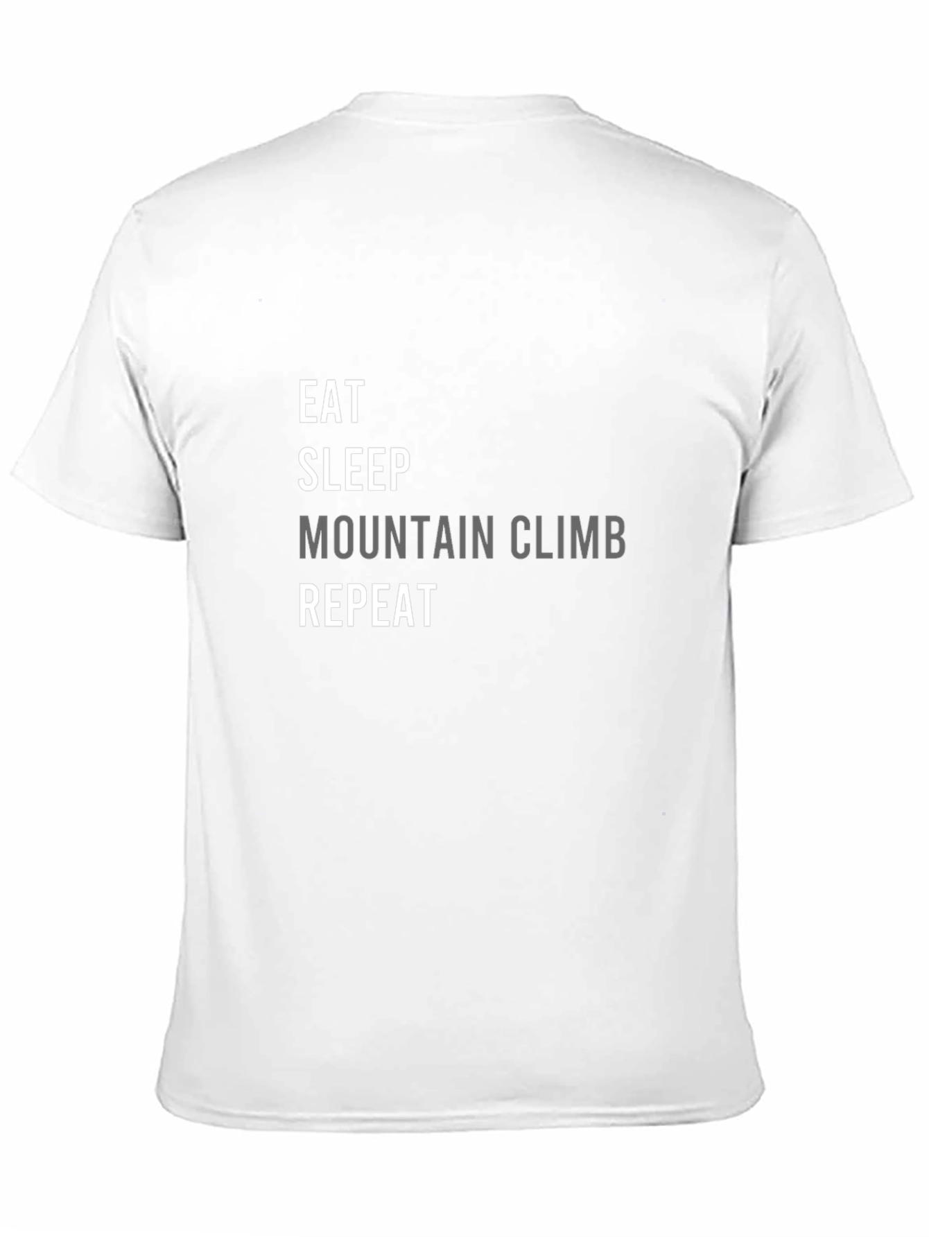 Eat Sleep Mountain Climb Repeat Graphic Tee