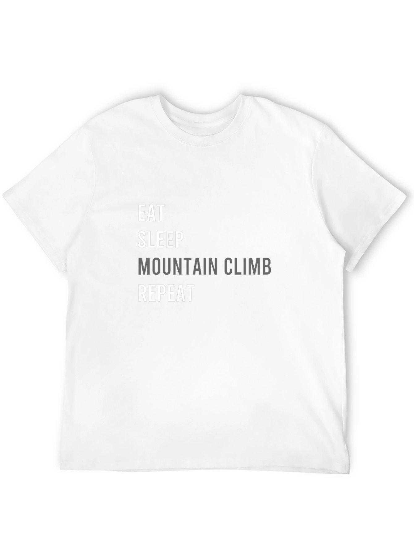 Eat Sleep Mountain Climb Repeat Graphic Tee