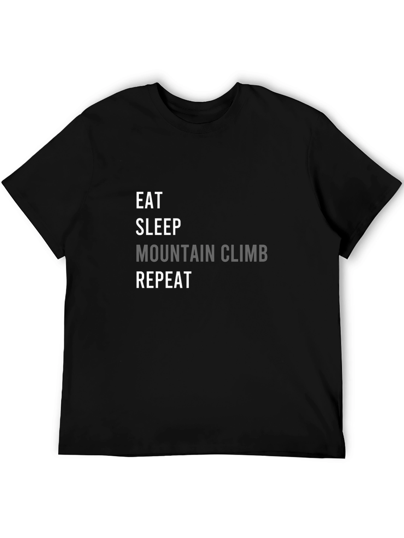 Eat Sleep Mountain Climb Repeat Graphic Tee