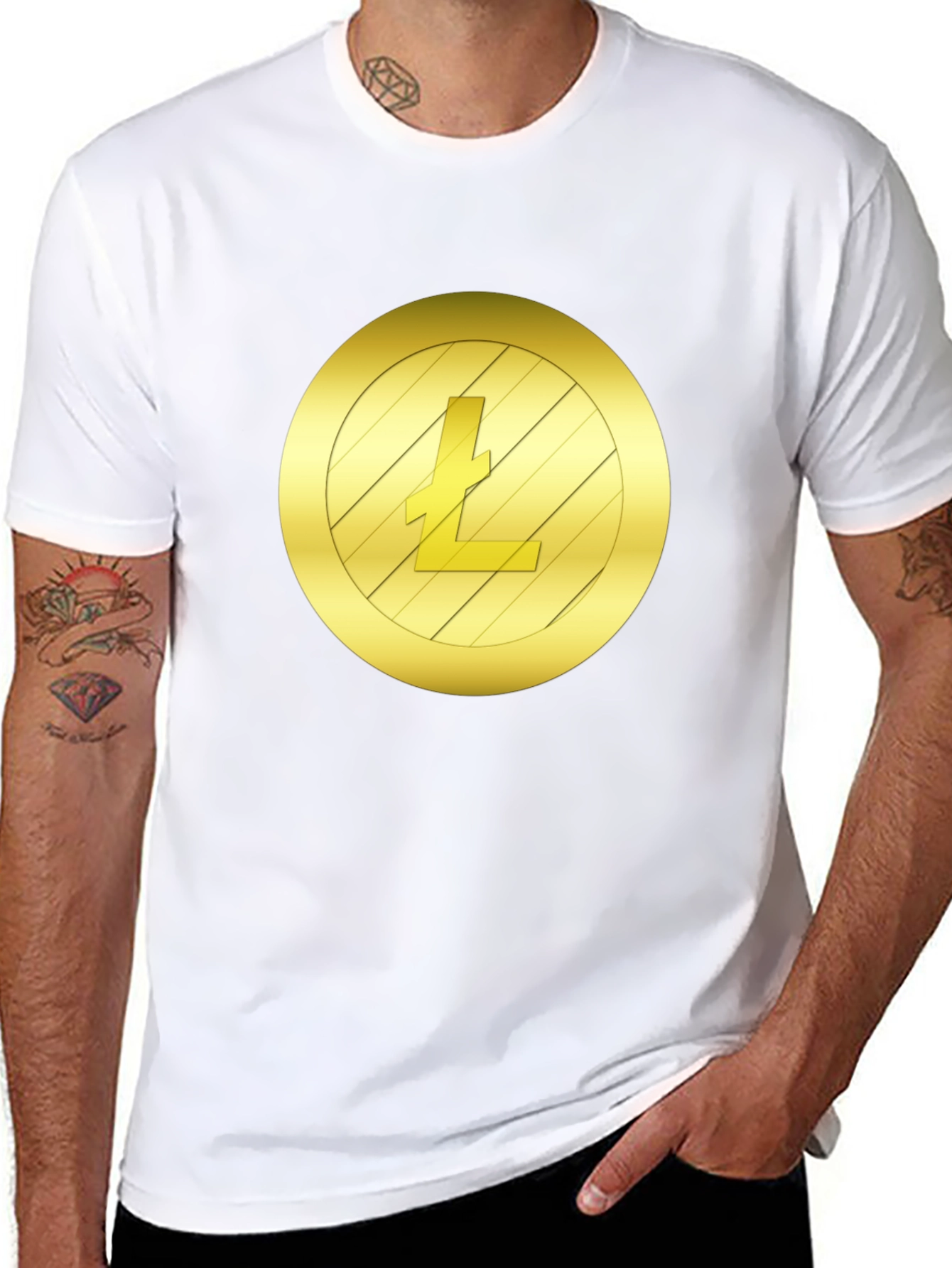 Litecoin Crypto T-Shirt - Black