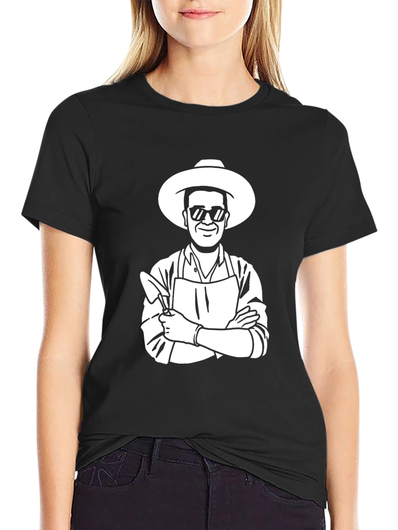 BBQ Chef Graphic Tee - Black Casual T-Shirt