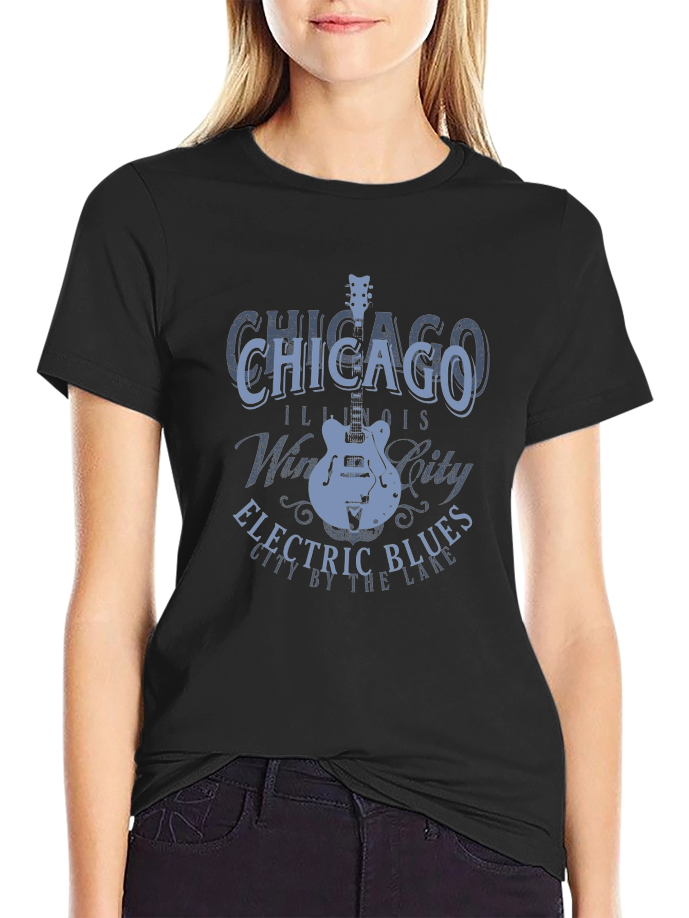 Chicago Electric Blues Guitar T-Shirt