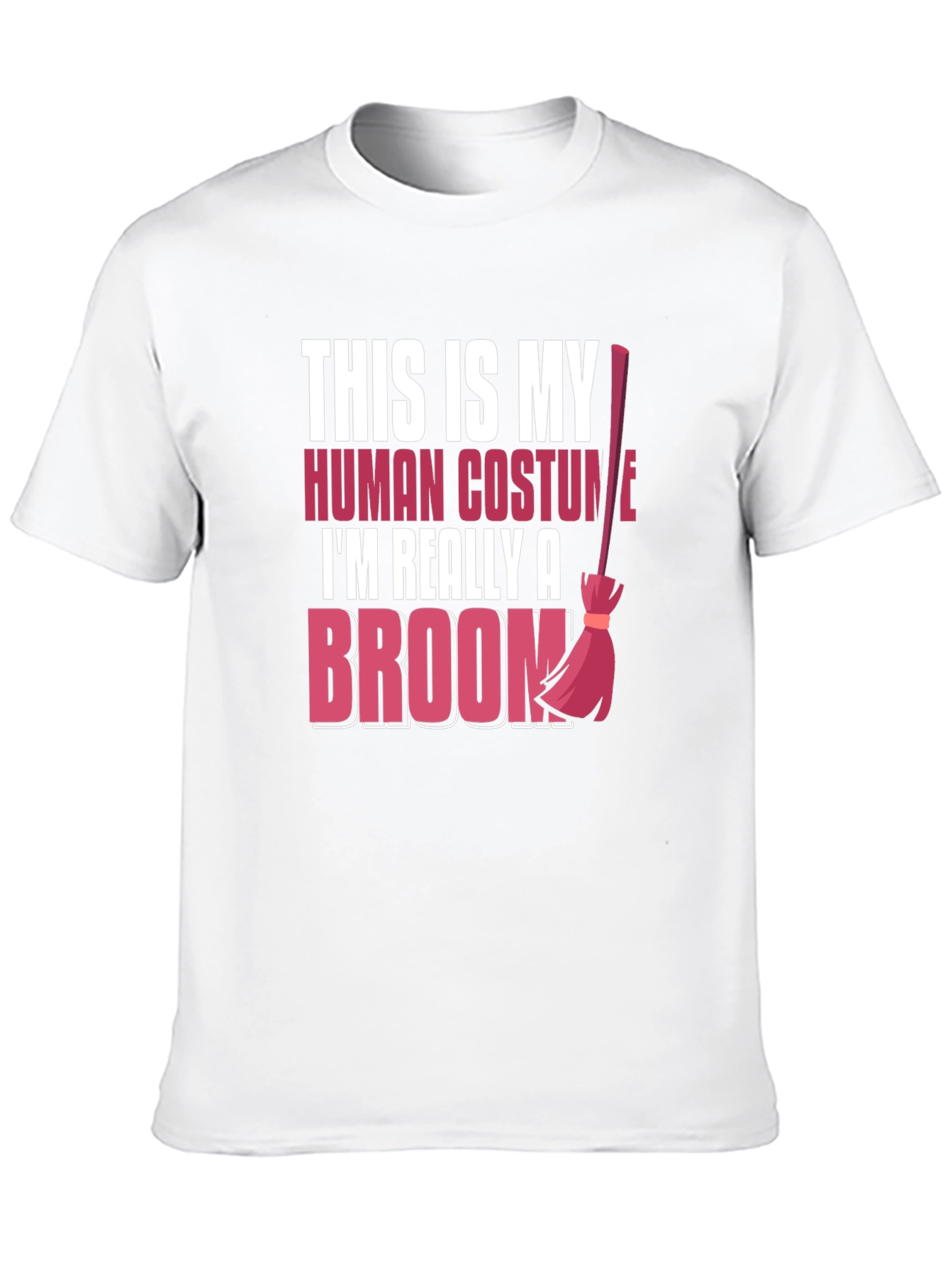 Halloween Broom Costume T-Shirt