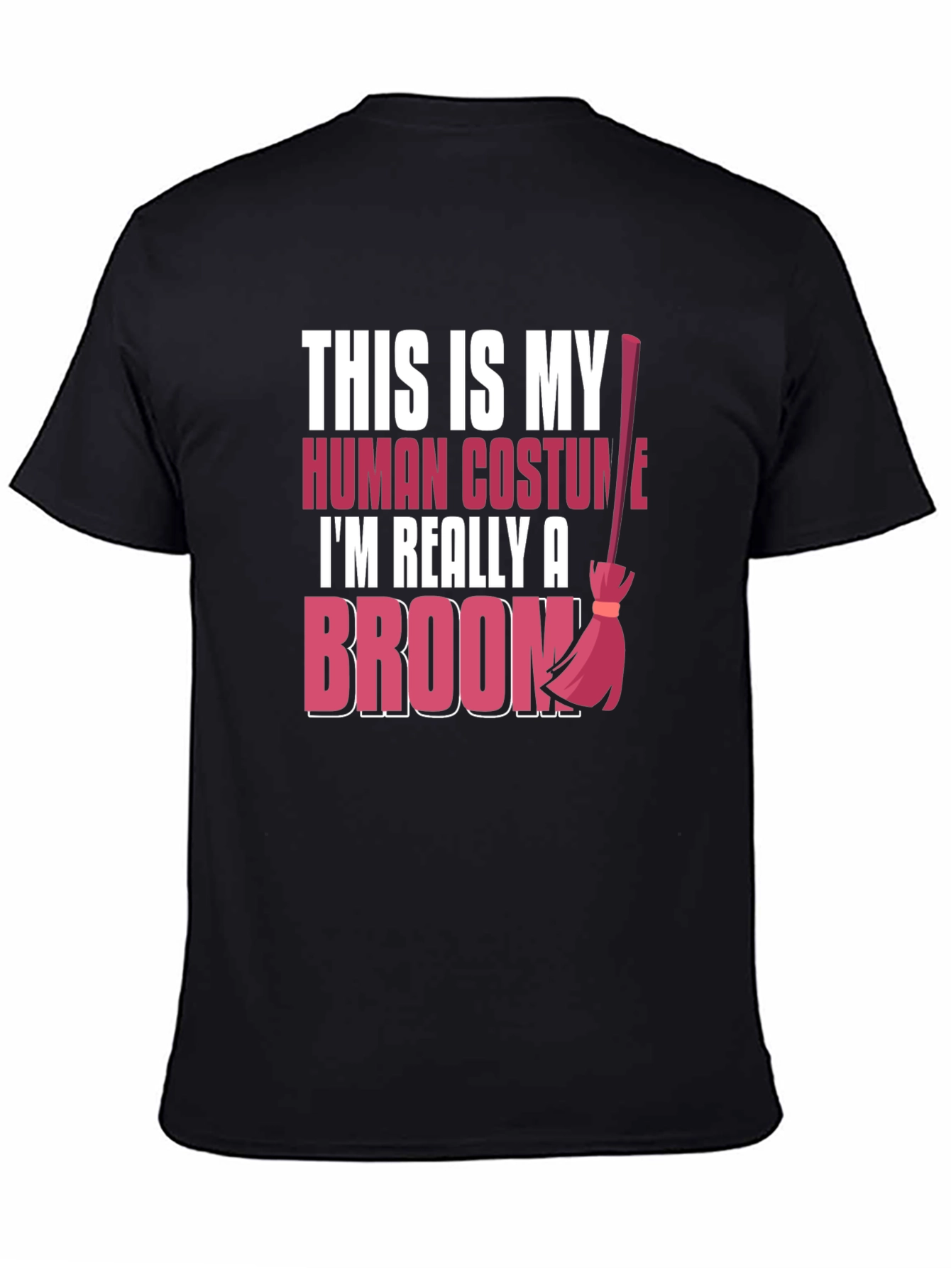 Halloween Broom Costume T-Shirt