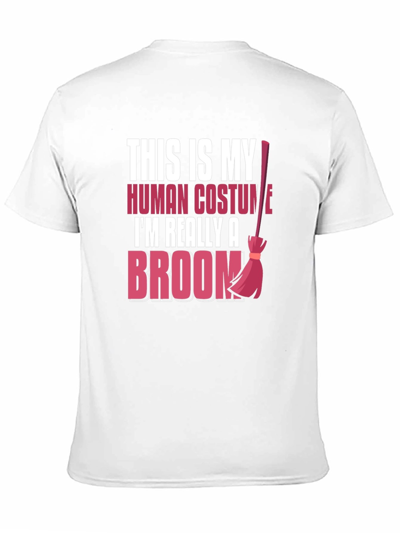 Halloween Broom Costume T-Shirt