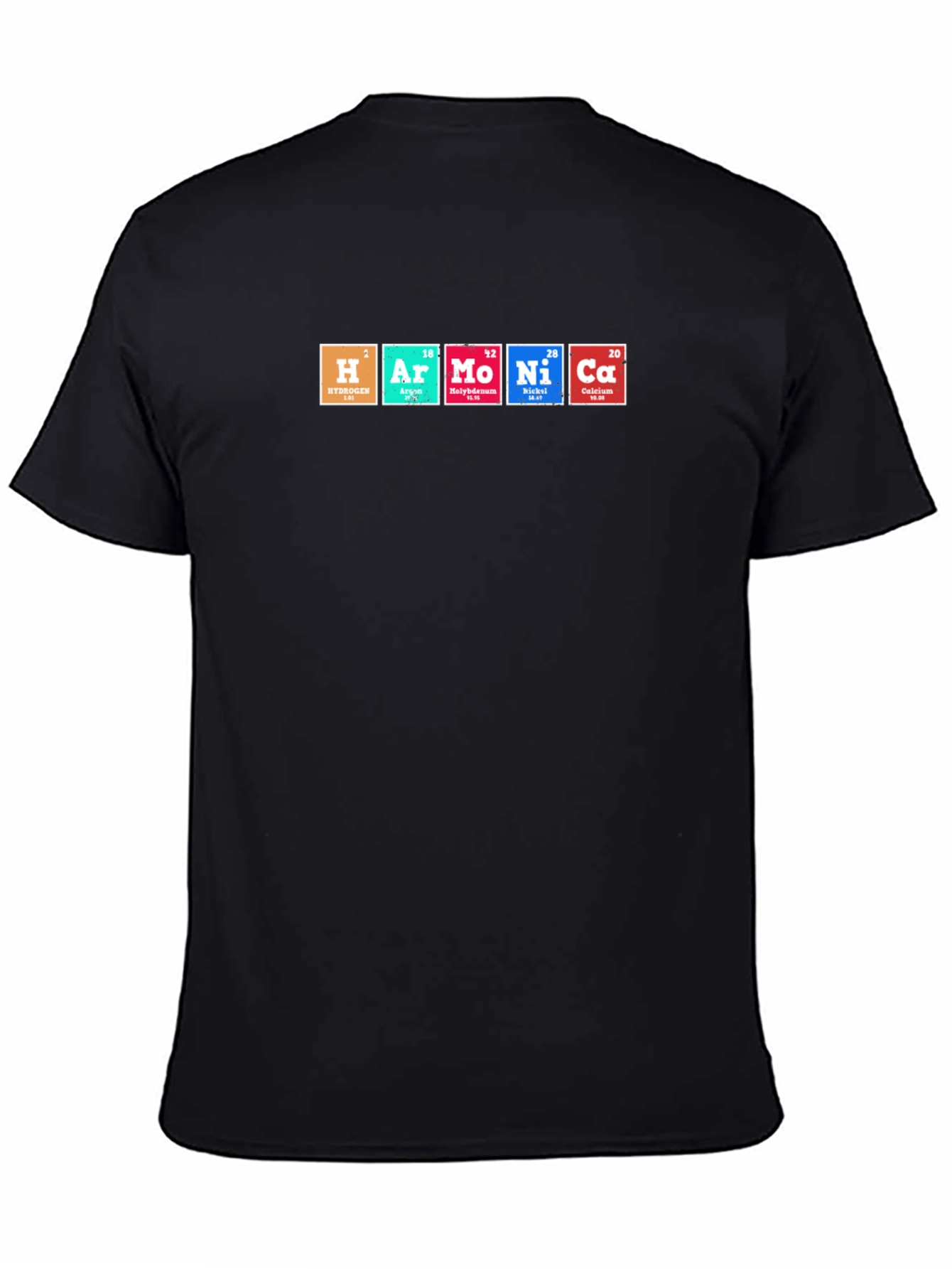Harmonica Periodic Table Elements Funny T-Shirt