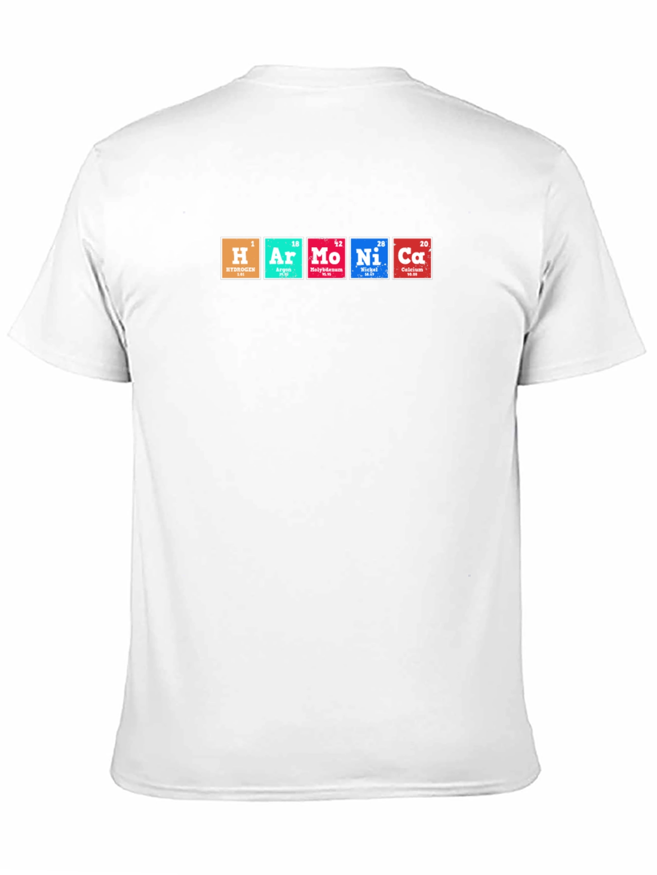Harmonica Periodic Table Elements Funny T-Shirt