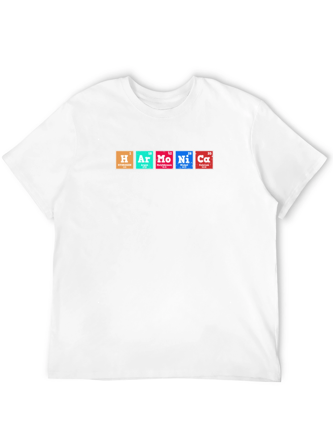 Harmonica Periodic Table Elements Funny T-Shirt