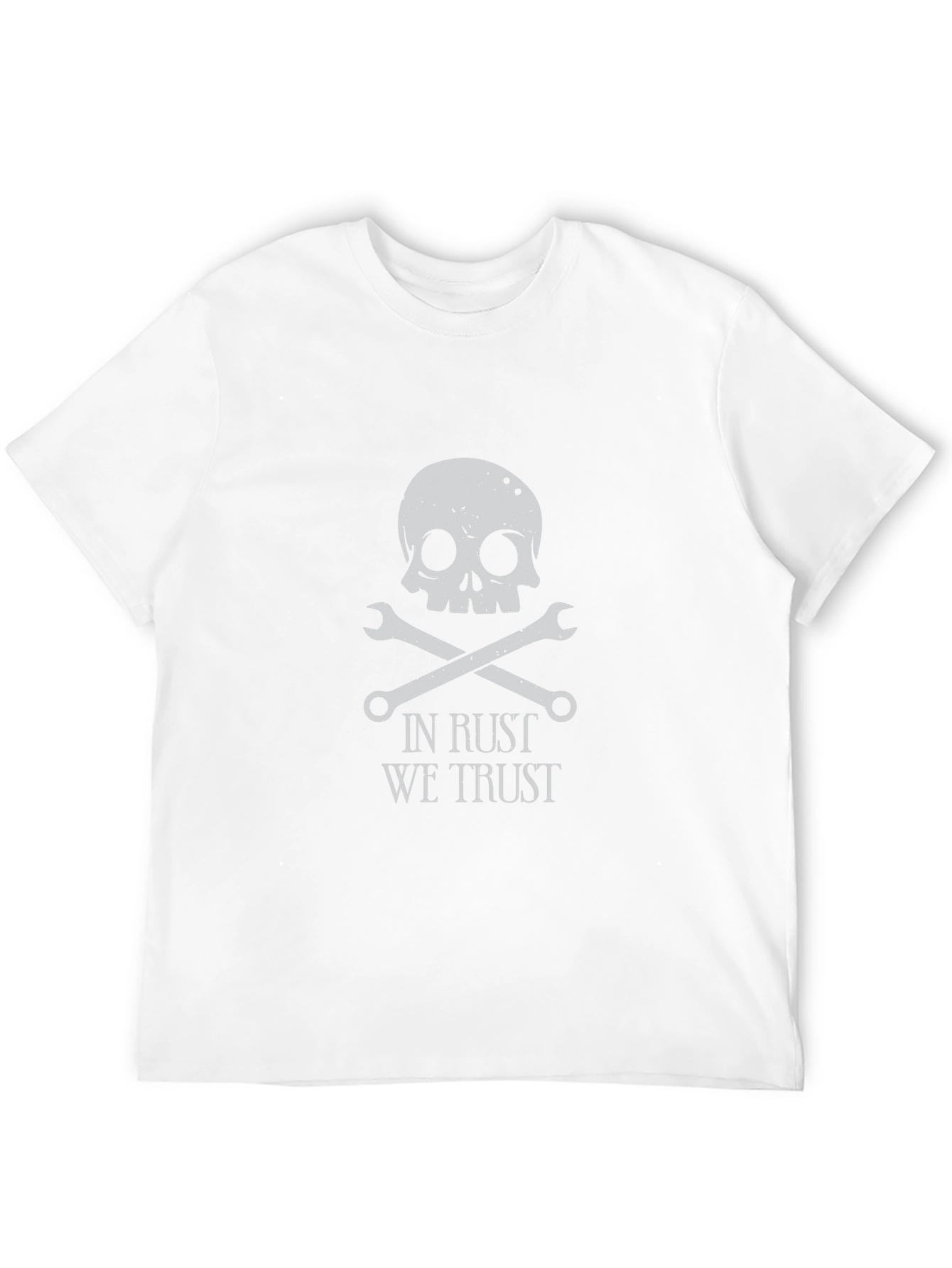 In Rust We Trust Skull & Wrenches Graphic T-Shirt