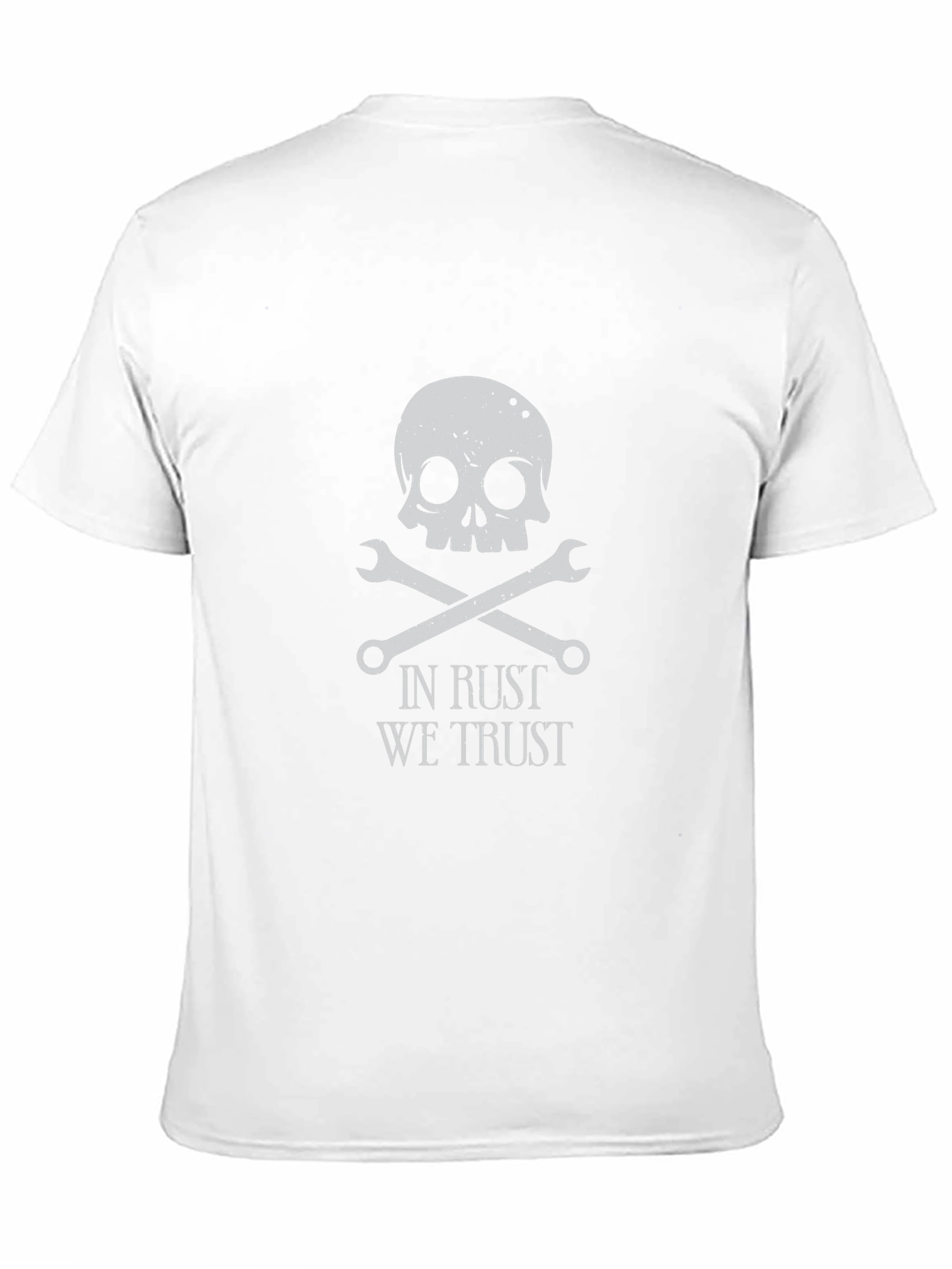 In Rust We Trust Skull & Wrenches Graphic T-Shirt