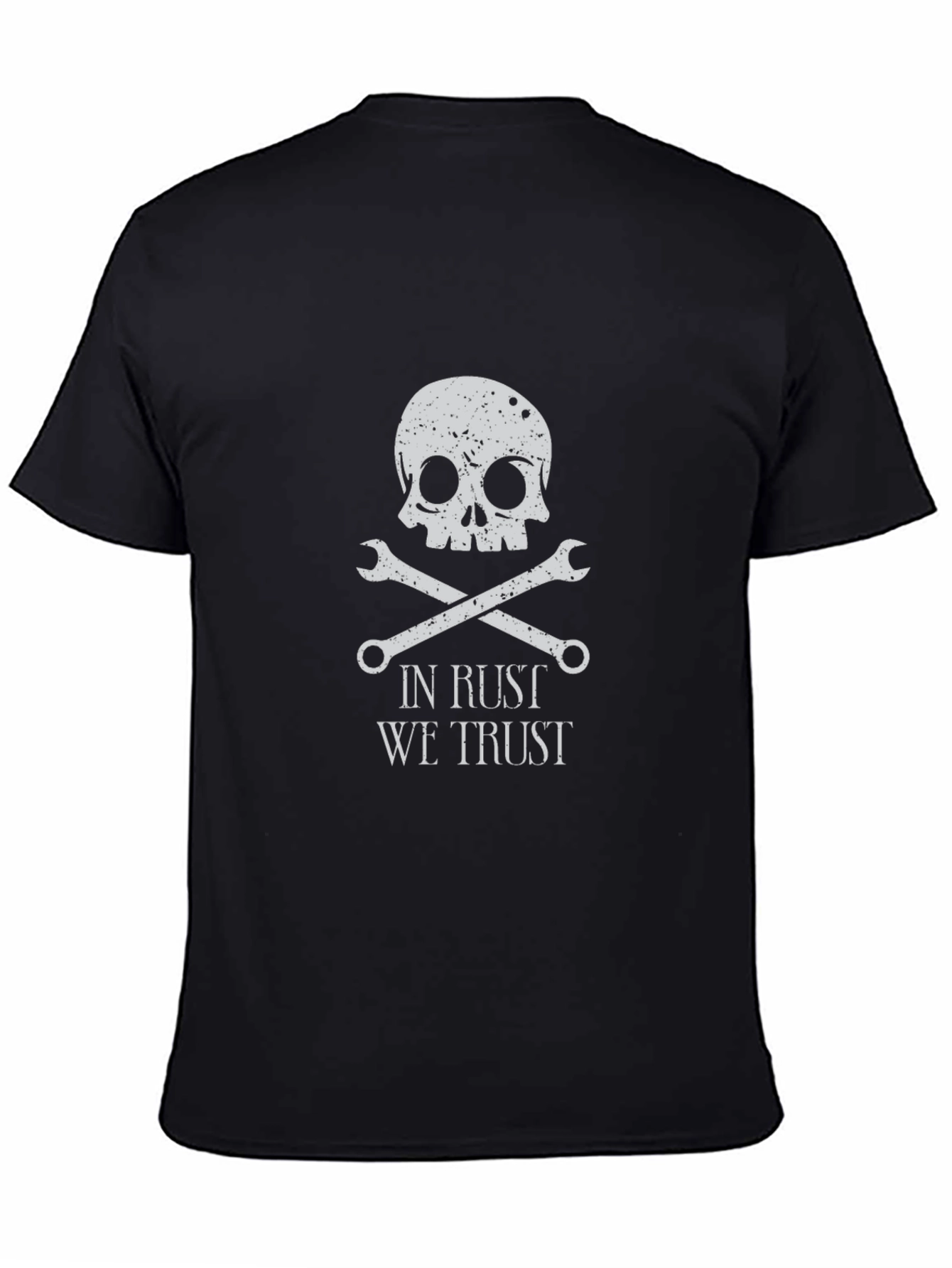 In Rust We Trust Skull & Wrenches Graphic T-Shirt