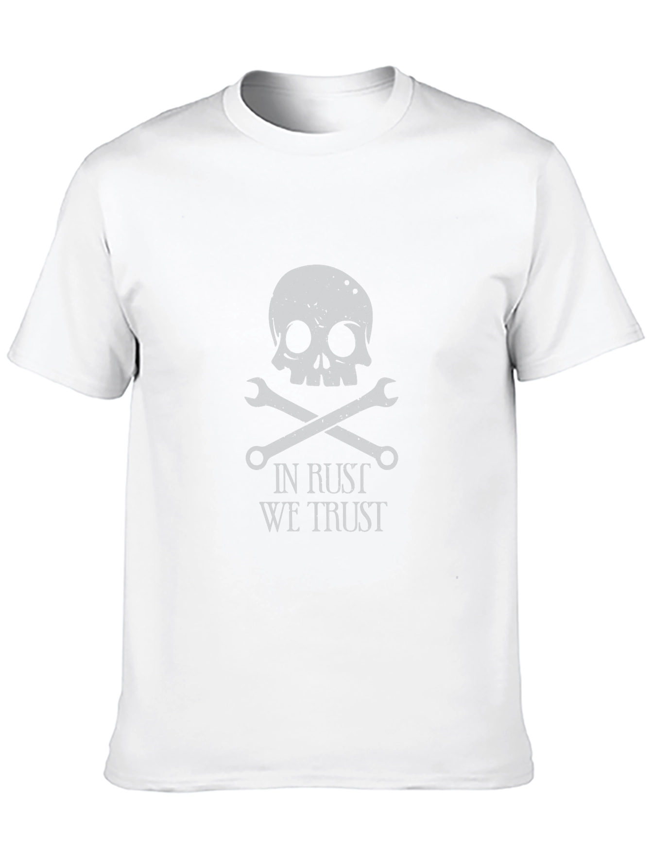 In Rust We Trust Skull & Wrenches Graphic T-Shirt