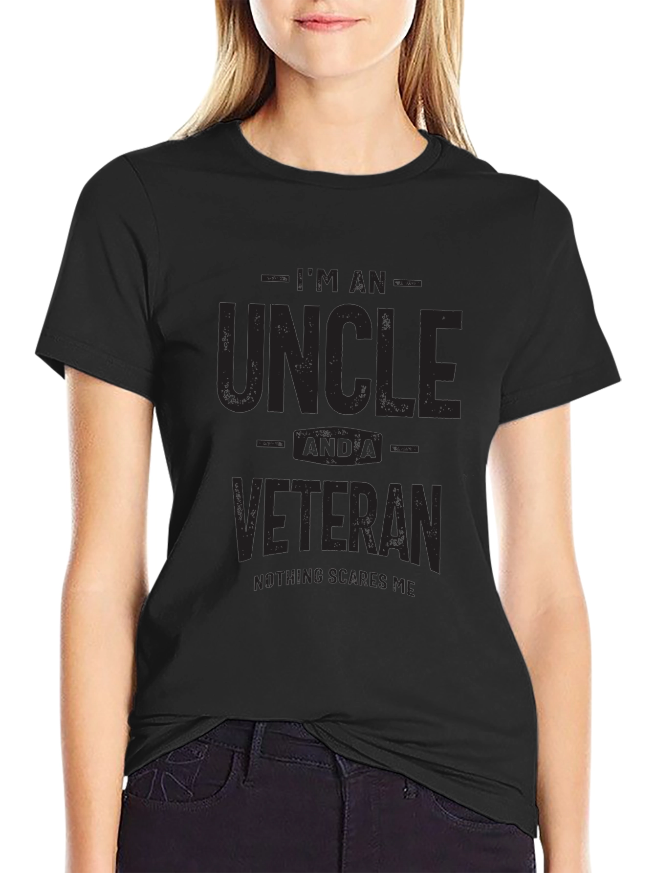 Uncle and Veteran Graphic T-Shirt