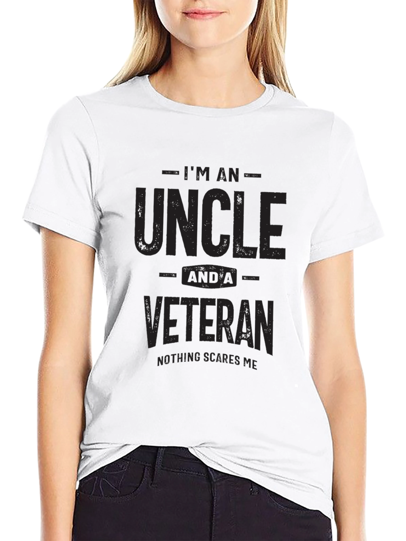Uncle and Veteran Graphic T-Shirt