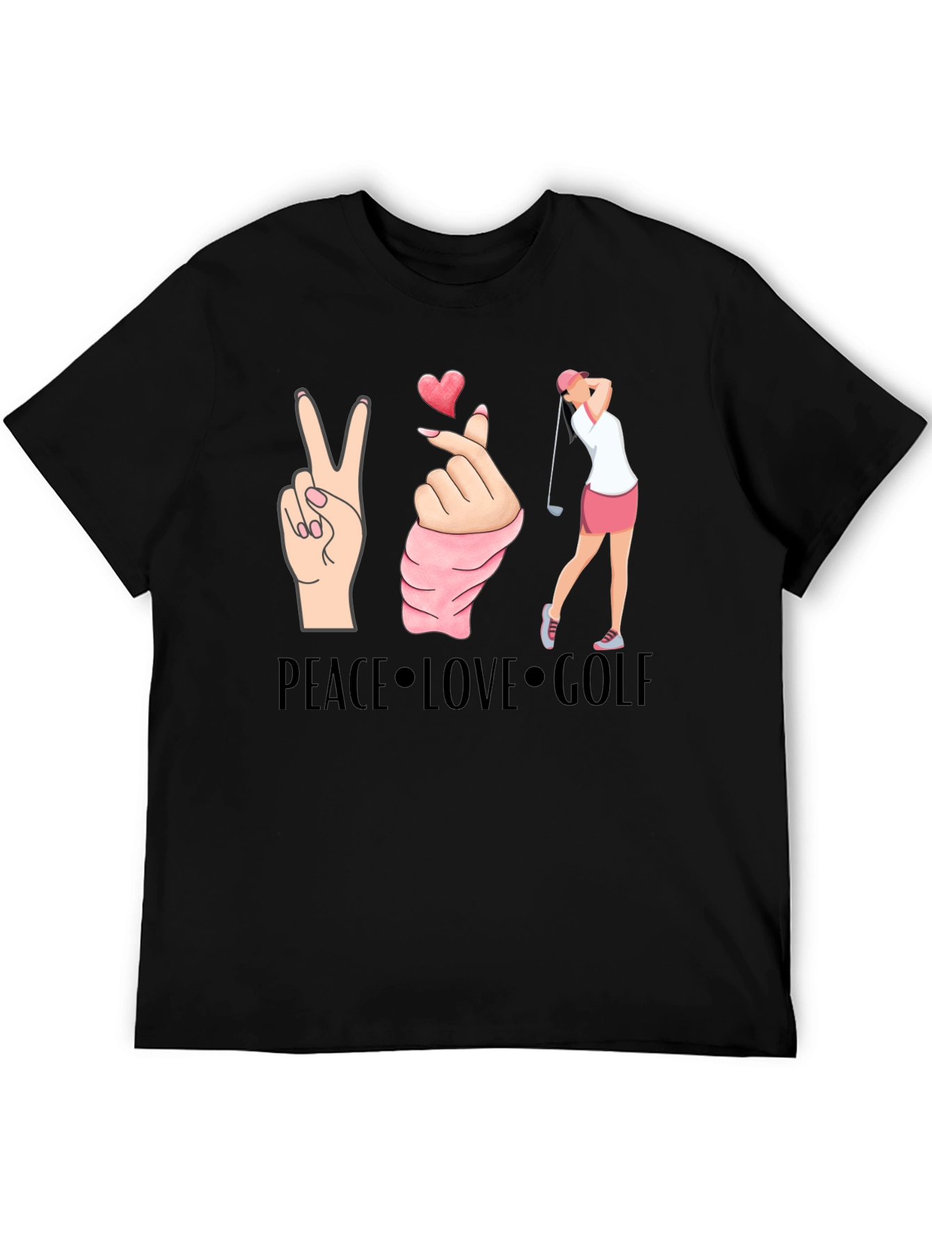 Peace Love Golf T-Shirt