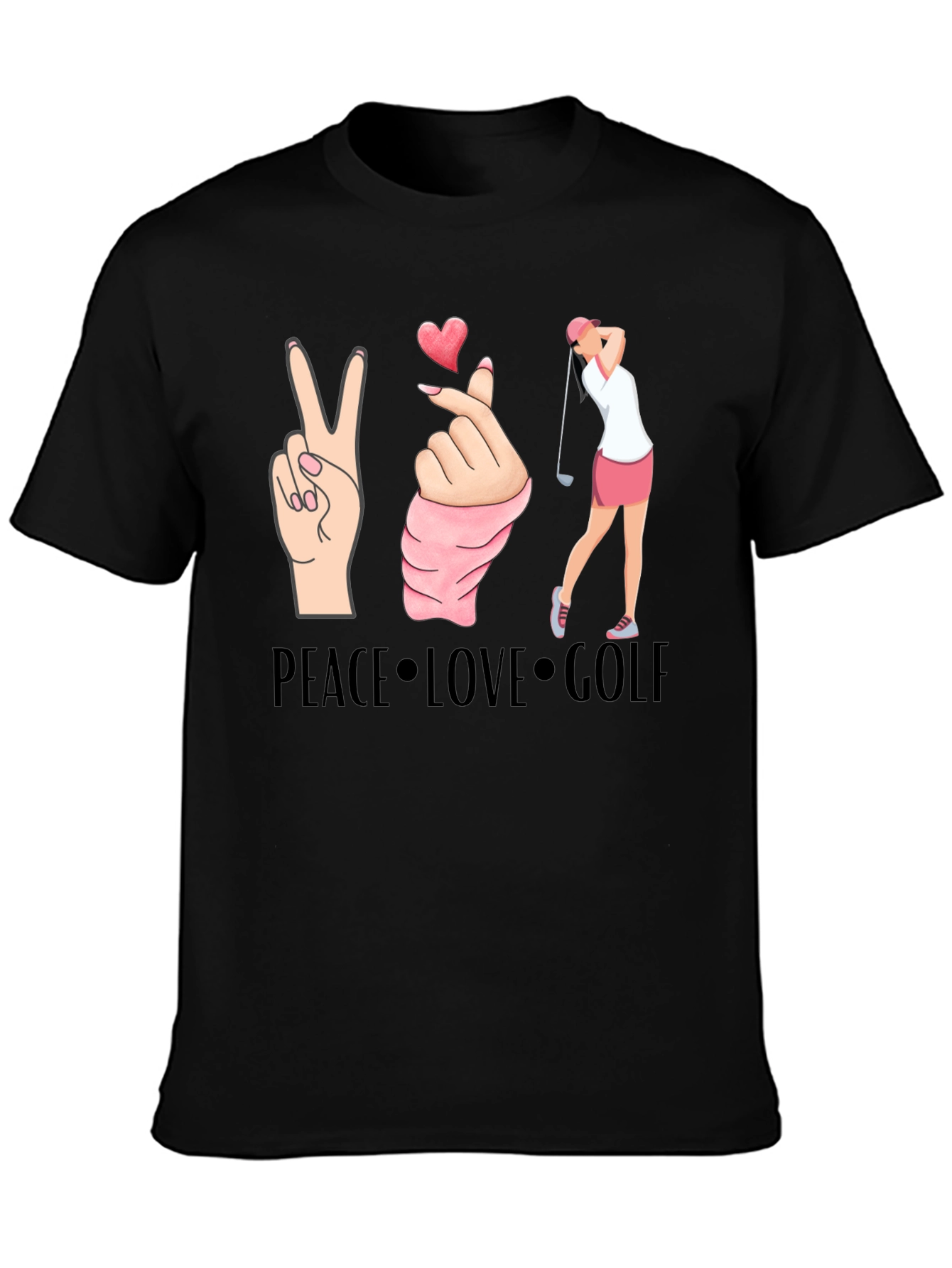 Peace Love Golf T-Shirt