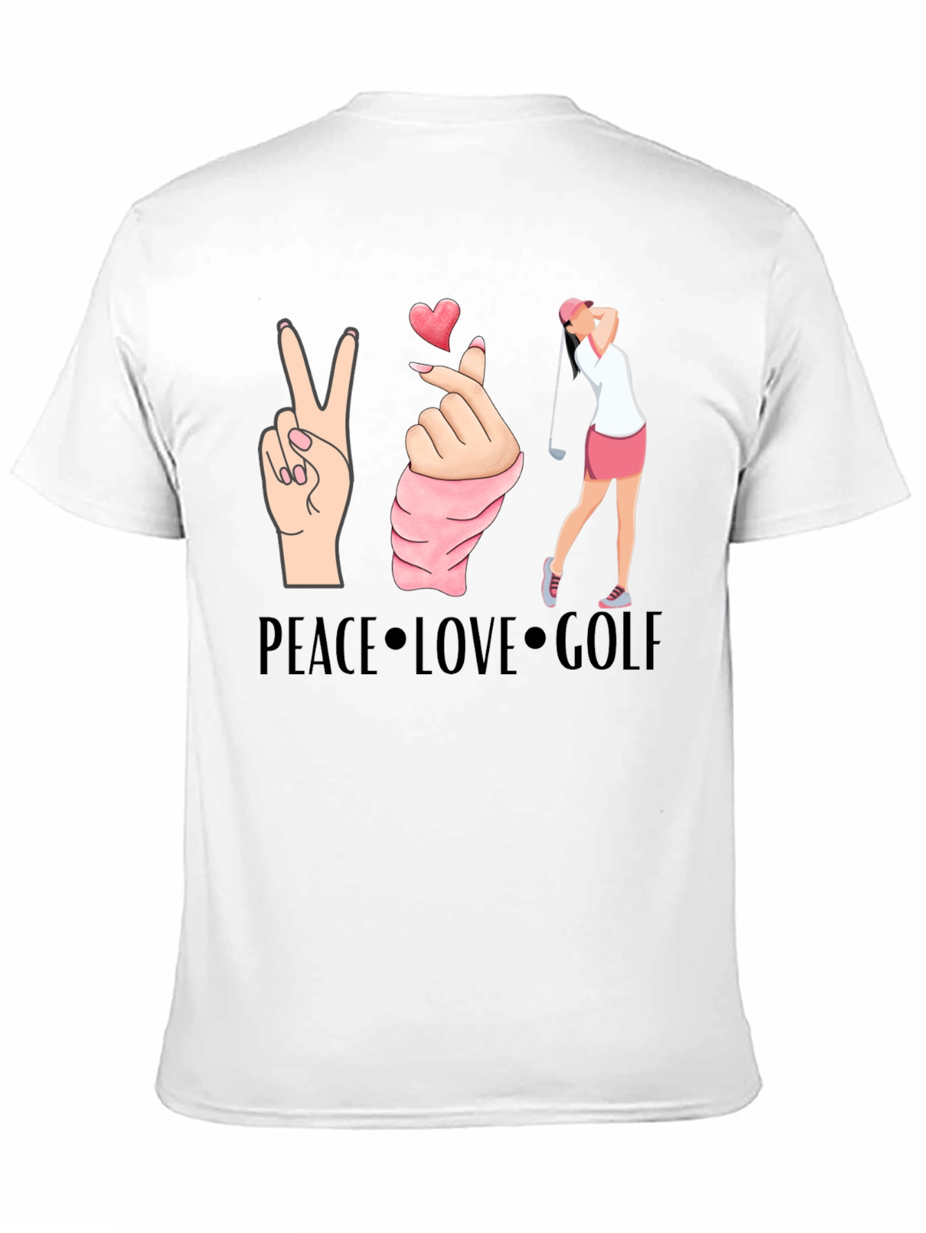 Peace Love Golf T-Shirt