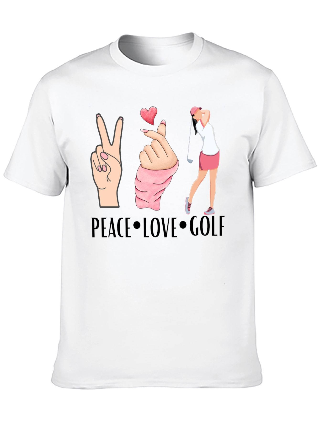 Peace Love Golf T-Shirt