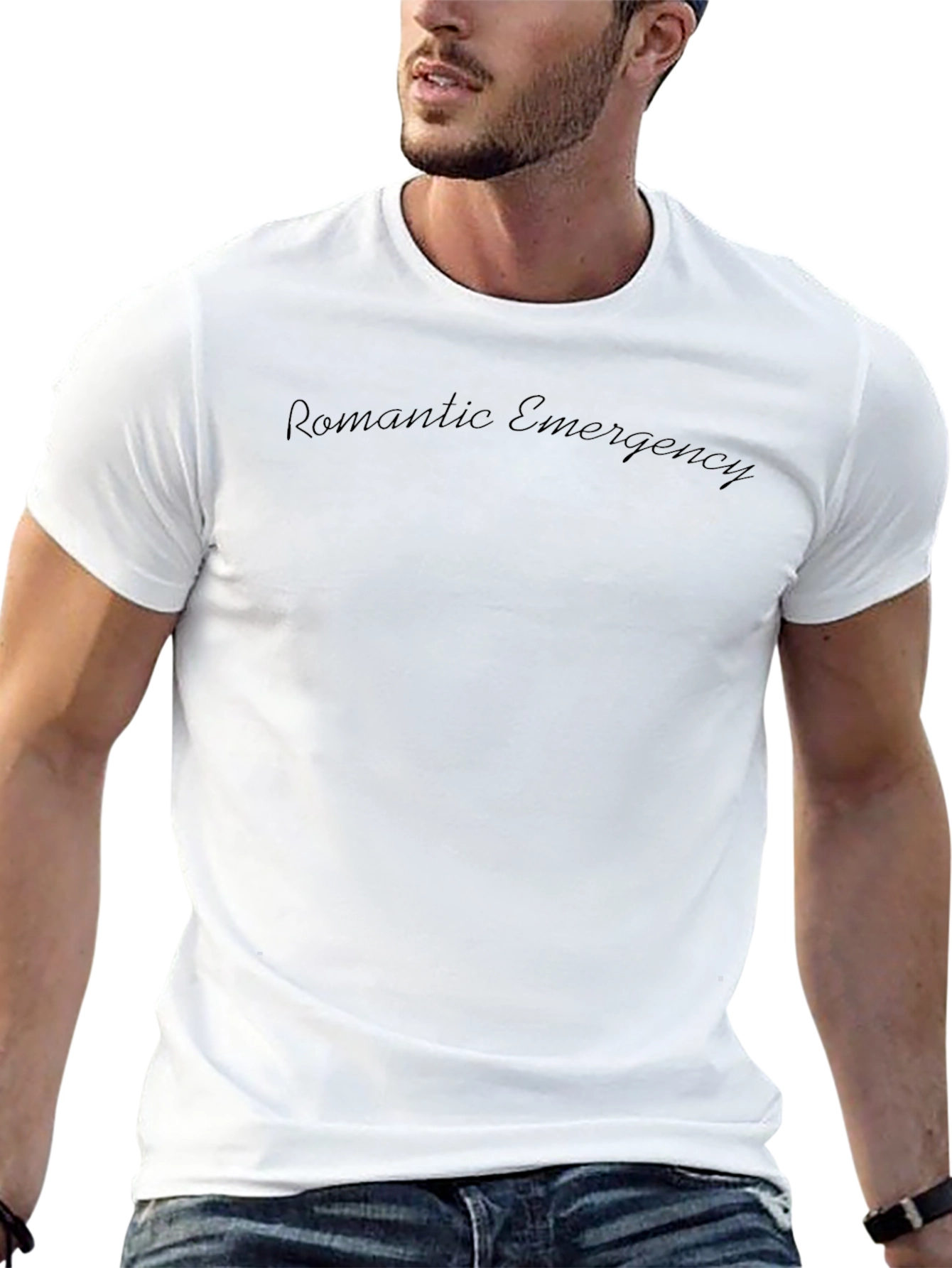 Romantic Emergency Black Graphic Tee