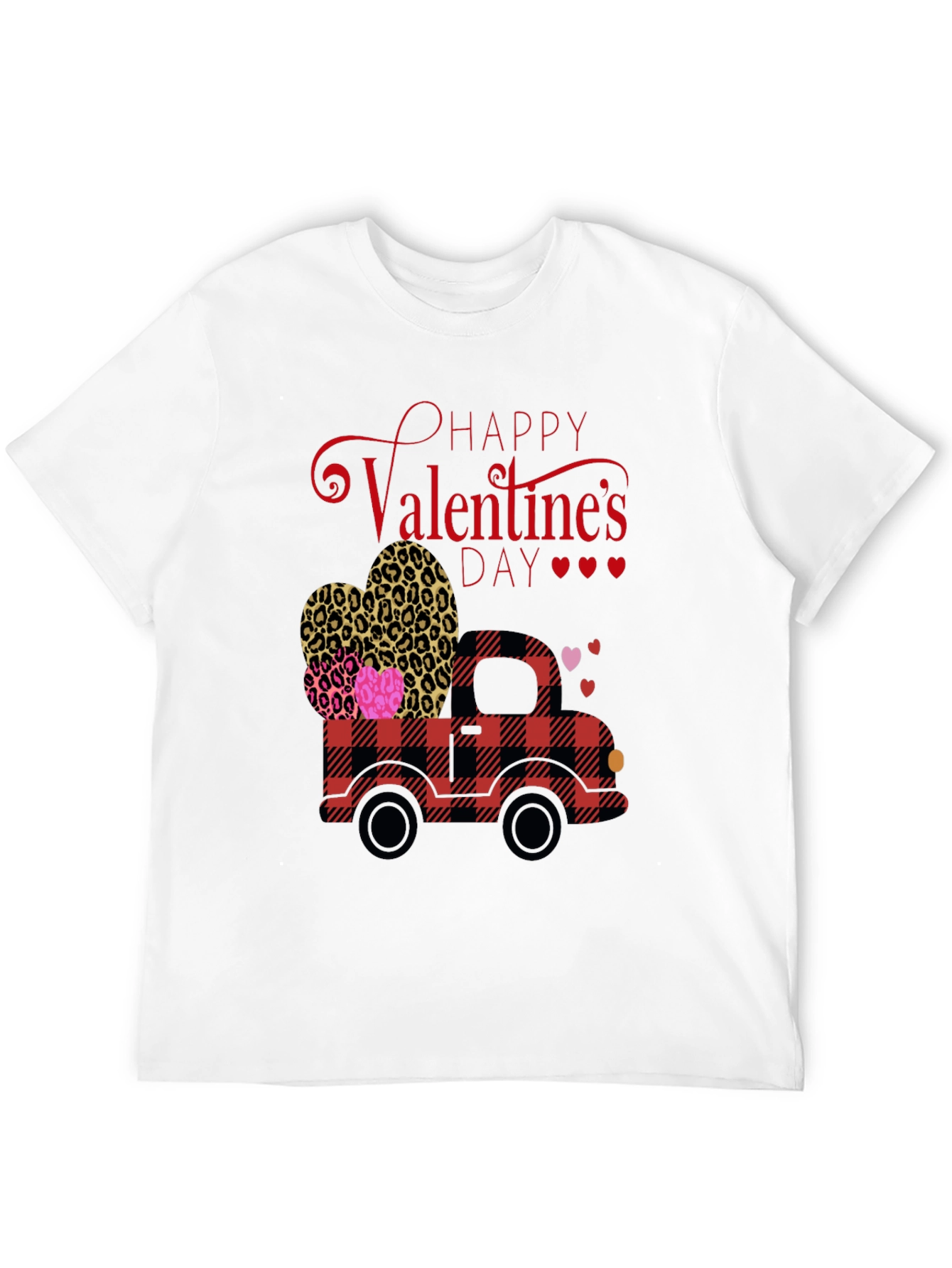 Valentines Day Truck Graphic Tee
