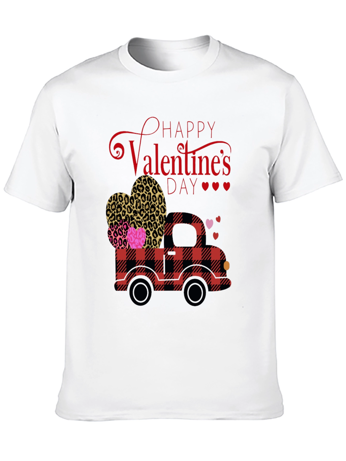 Valentines Day Truck Graphic Tee