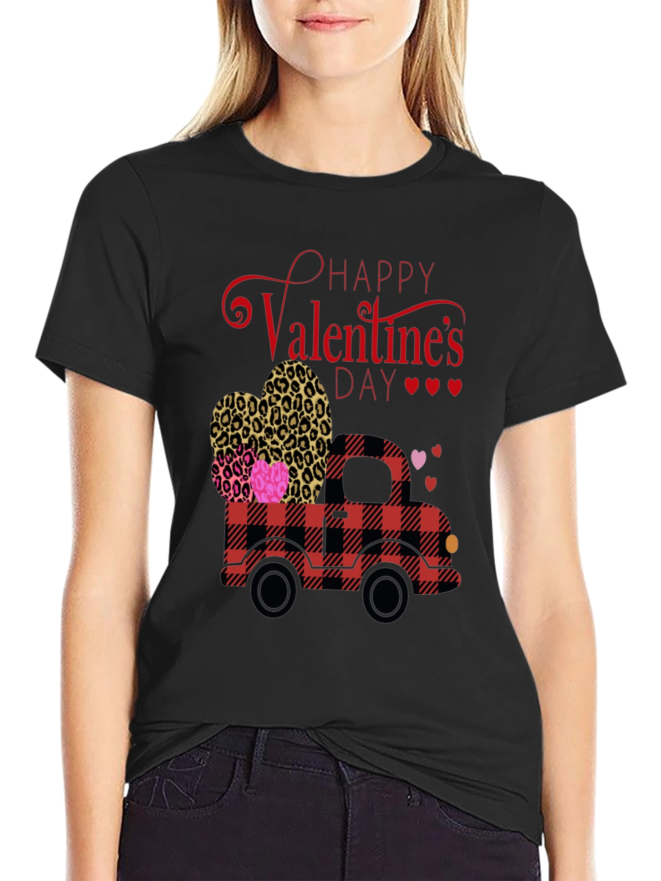Valentines Day Truck Graphic Tee