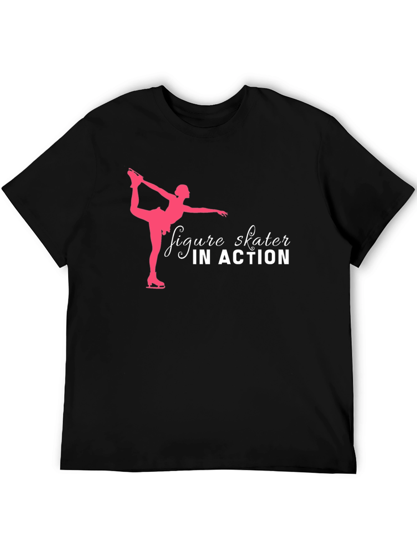 Figure Skater in Action Graphic T-Shirt