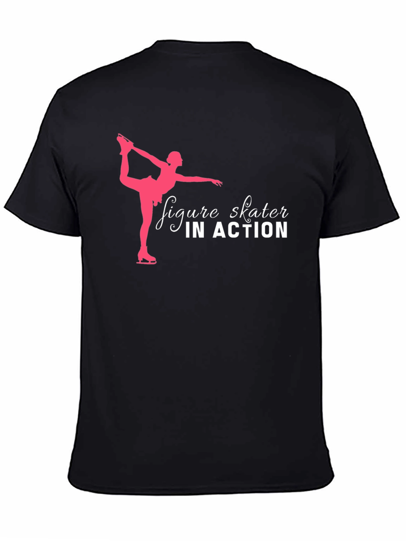 Figure Skater in Action Graphic T-Shirt