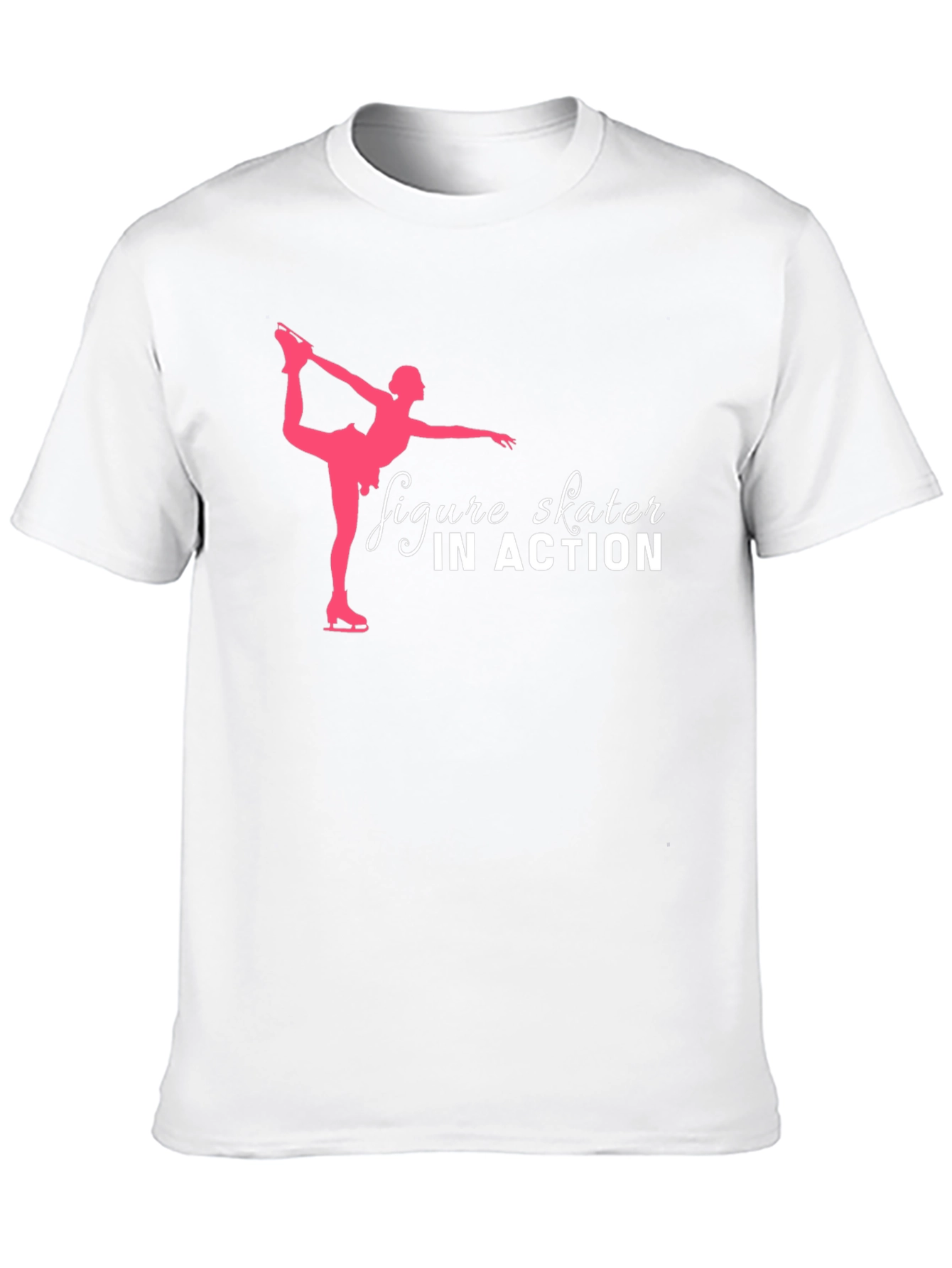 Figure Skater in Action Graphic T-Shirt