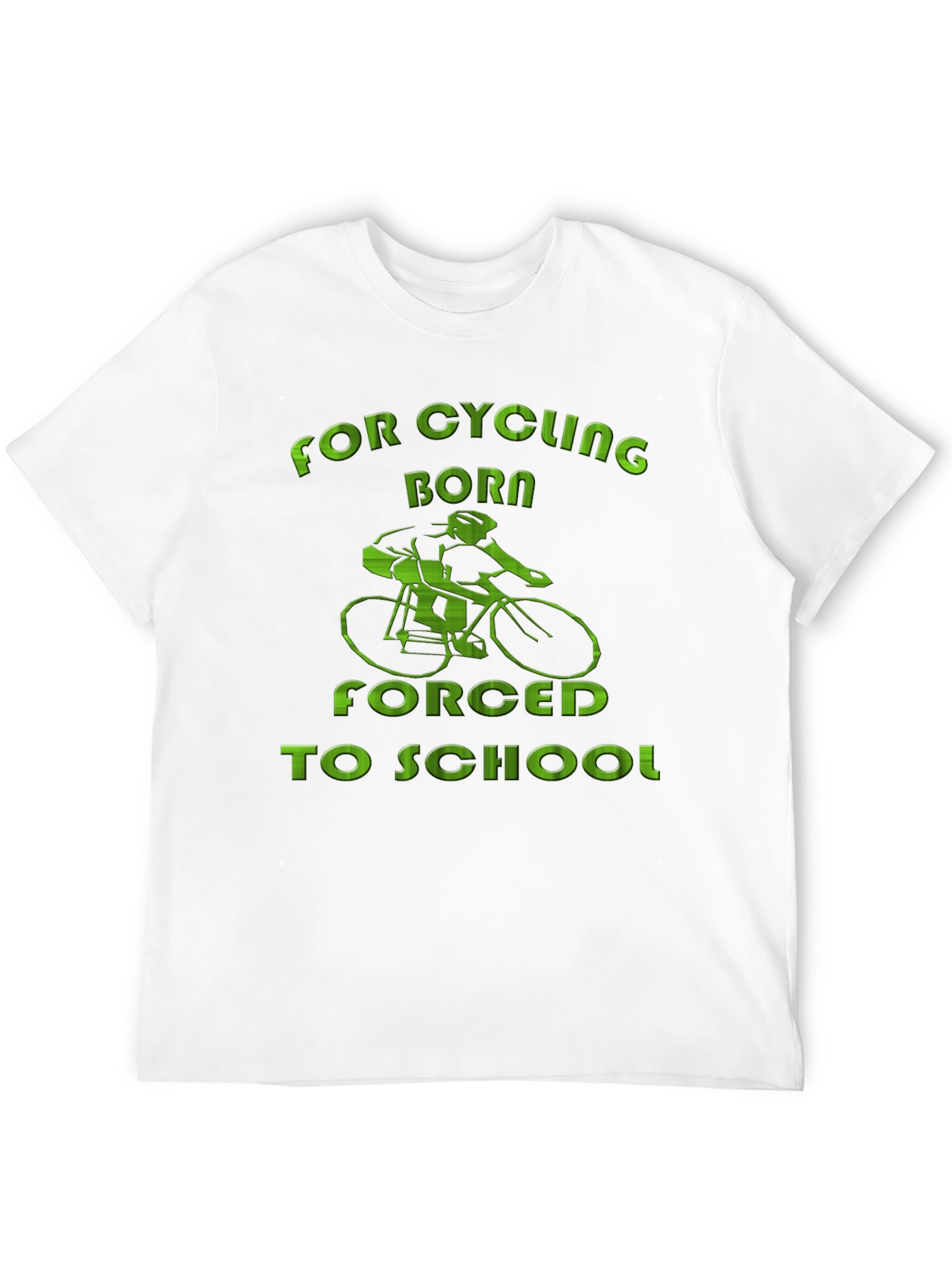 Cycling Born T-Shirt Mens Casual Tee