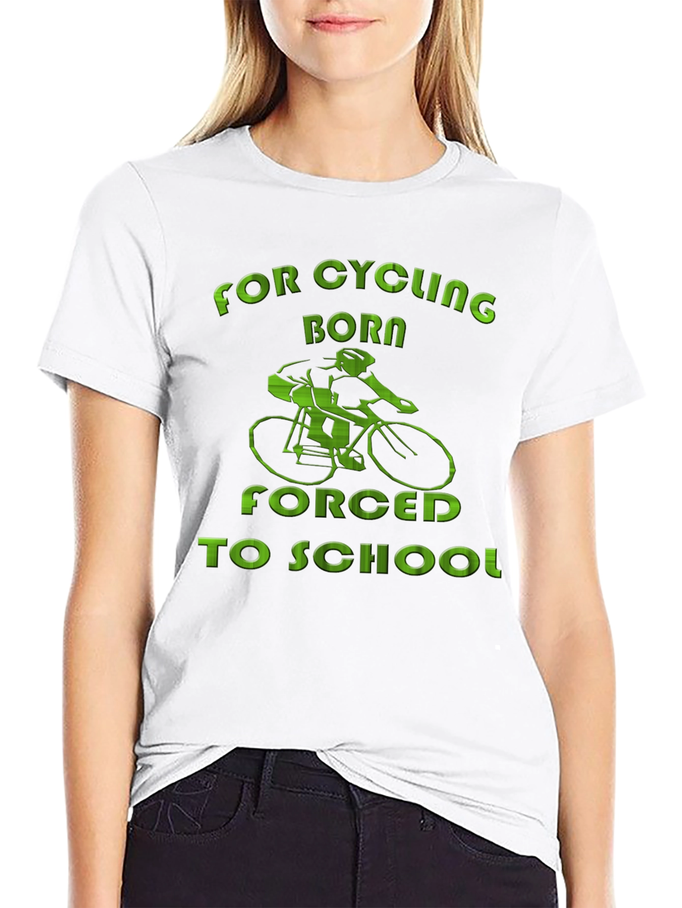 Cycling Born T-Shirt Mens Casual Tee