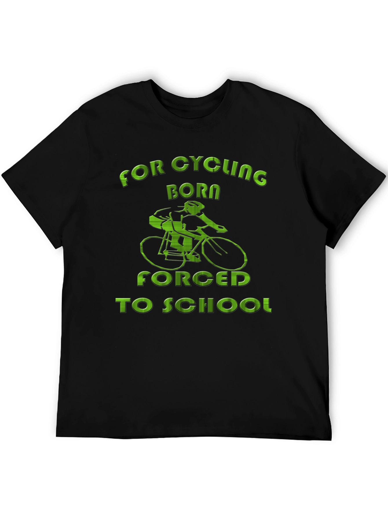 Cycling Born T-Shirt Mens Casual Tee