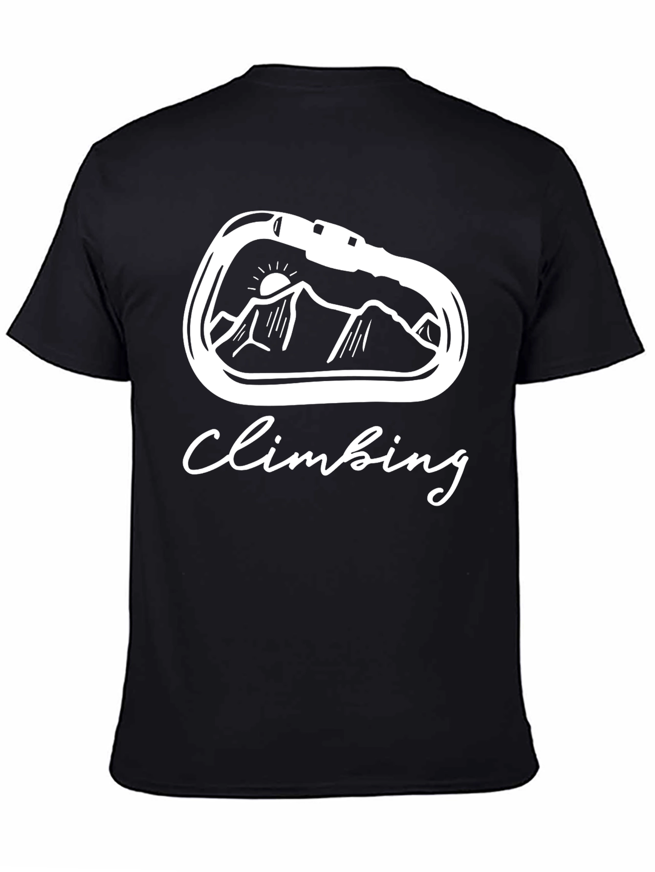 Climbing Carabiner Mountain T-Shirt