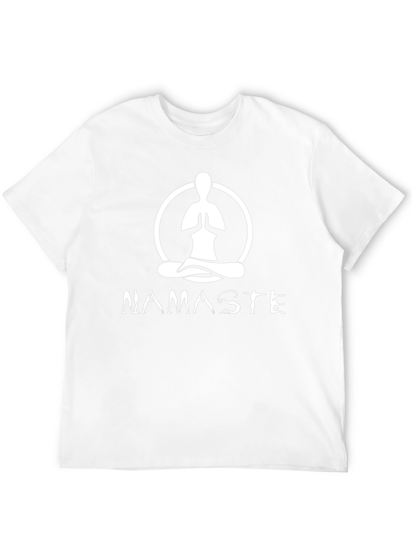 Namaste Yoga T-Shirt - Meditative Design